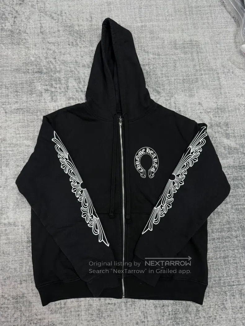 Chrome Hearts CHROME HEARTS Size M Waffle lined classic zipper jacket Size US M / EU 48-50 / 2 - 1 Thumbnail