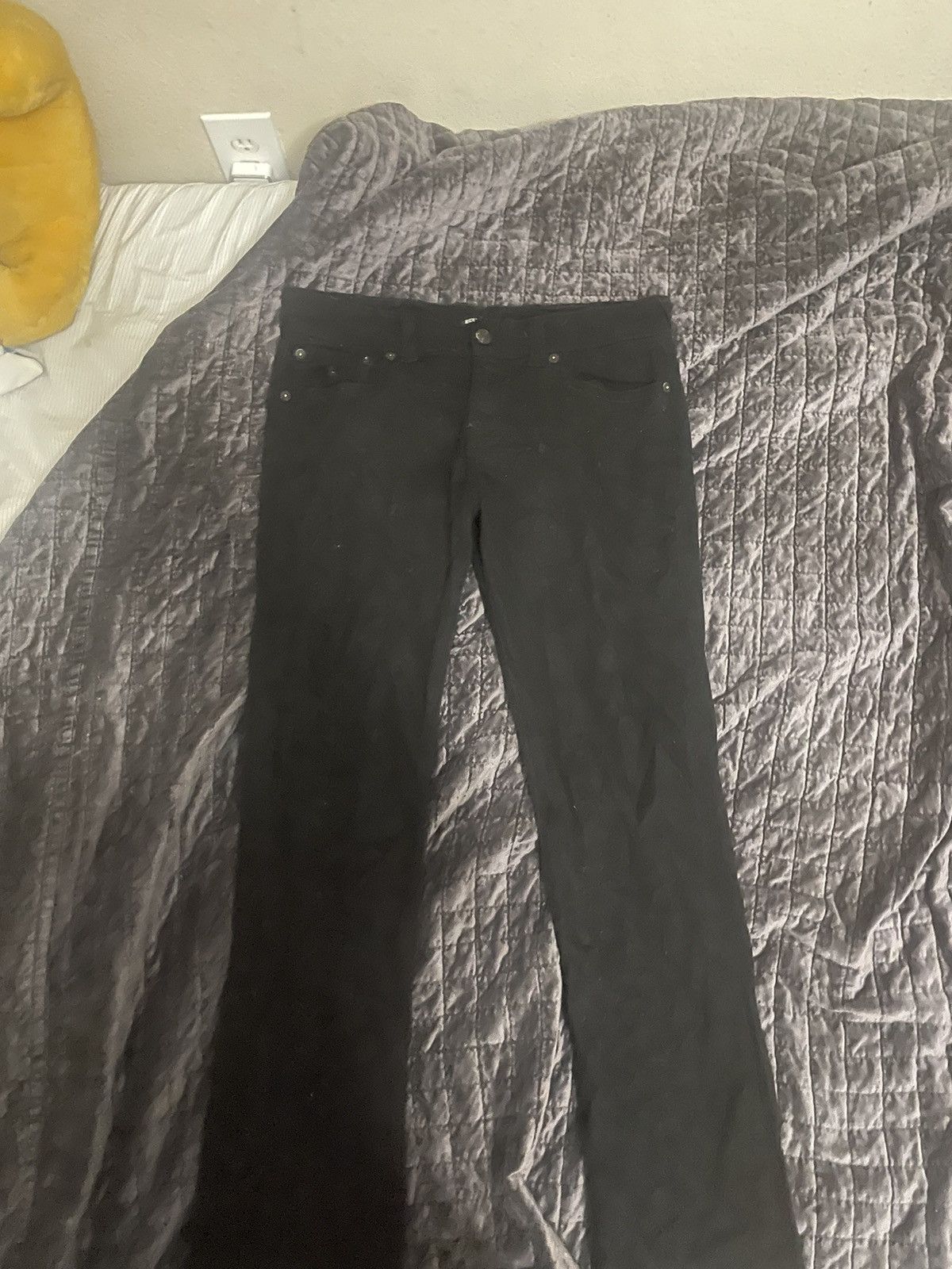 image of All Black True Religion Jeans, Men's (Size 31)