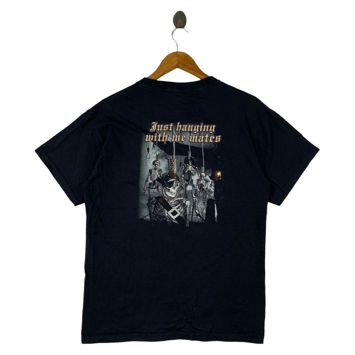 Vintage Vintage JUST HANGING with me mates big logo tee Size US M / EU 48-50 / 2 - 1 Thumbnail