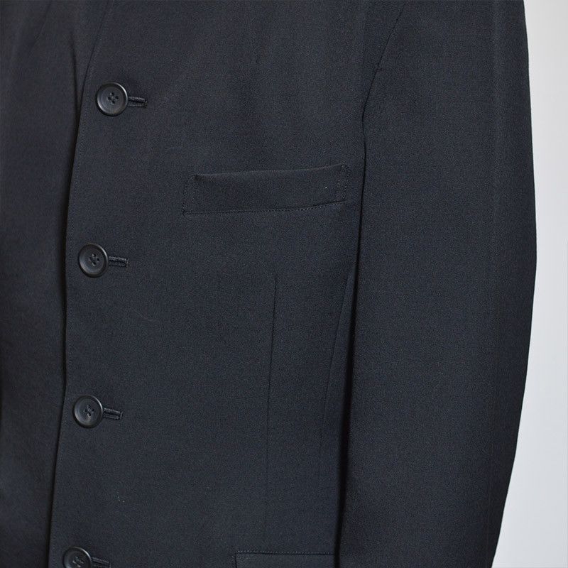 Yohji Yamamoto Yohji Yamamoto Pour Homme HOOK COLLAR 5 SINGLE JACKET BLAZER Size US L / EU 52-54 / 3 - 8 Thumbnail