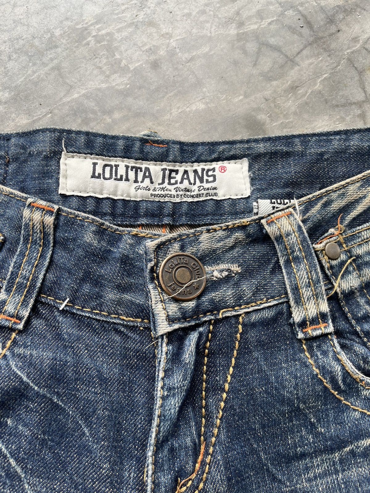 Lolita Jeans Flare Jeans yoshimori nara lolita distressed mud rusty Size US 30 / EU 46 - 7 Thumbnail