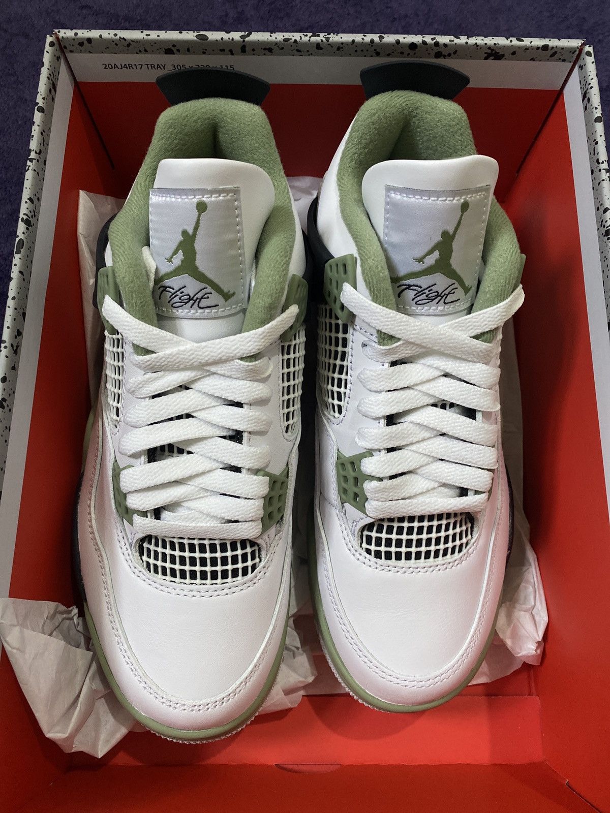 Jordan Brand Jordan 4 Retro Seafoam (Women) Size US 5 / EU 37 - 6 Thumbnail