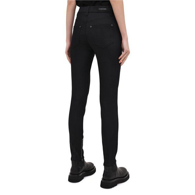 Tom Ford o1loc1c0924 PAD056 Woven Denim Pant in Black Size 29" - 5 Thumbnail