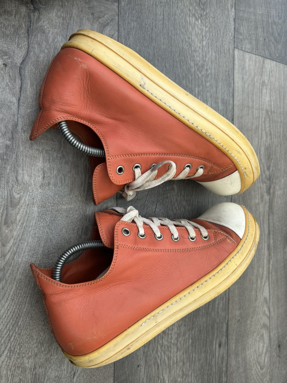 Rick Owens Rick Owens Mainline Ramones Low-Top Sneakers Size US 7 / EU 40 - 7 Thumbnail