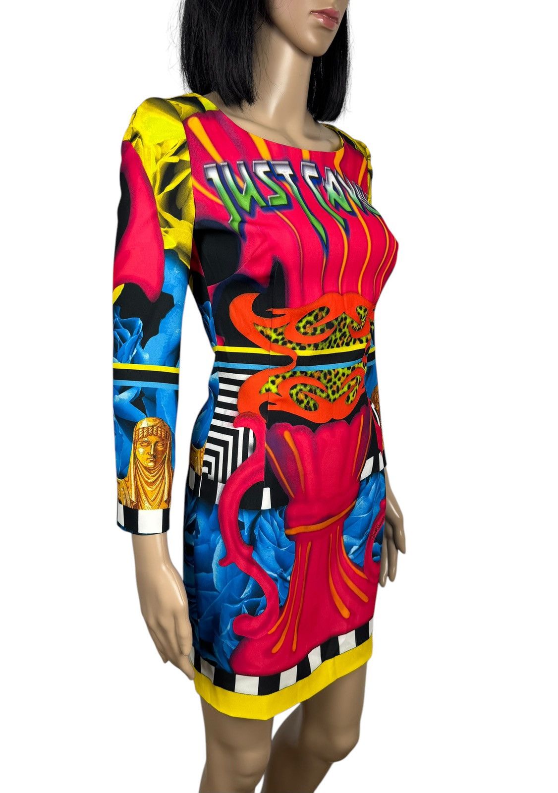Just Cavalli Just Cavalli Printed Mini Dress Stretch size 38 Size XS / US 0-2 / IT 36-38 - 4 Thumbnail