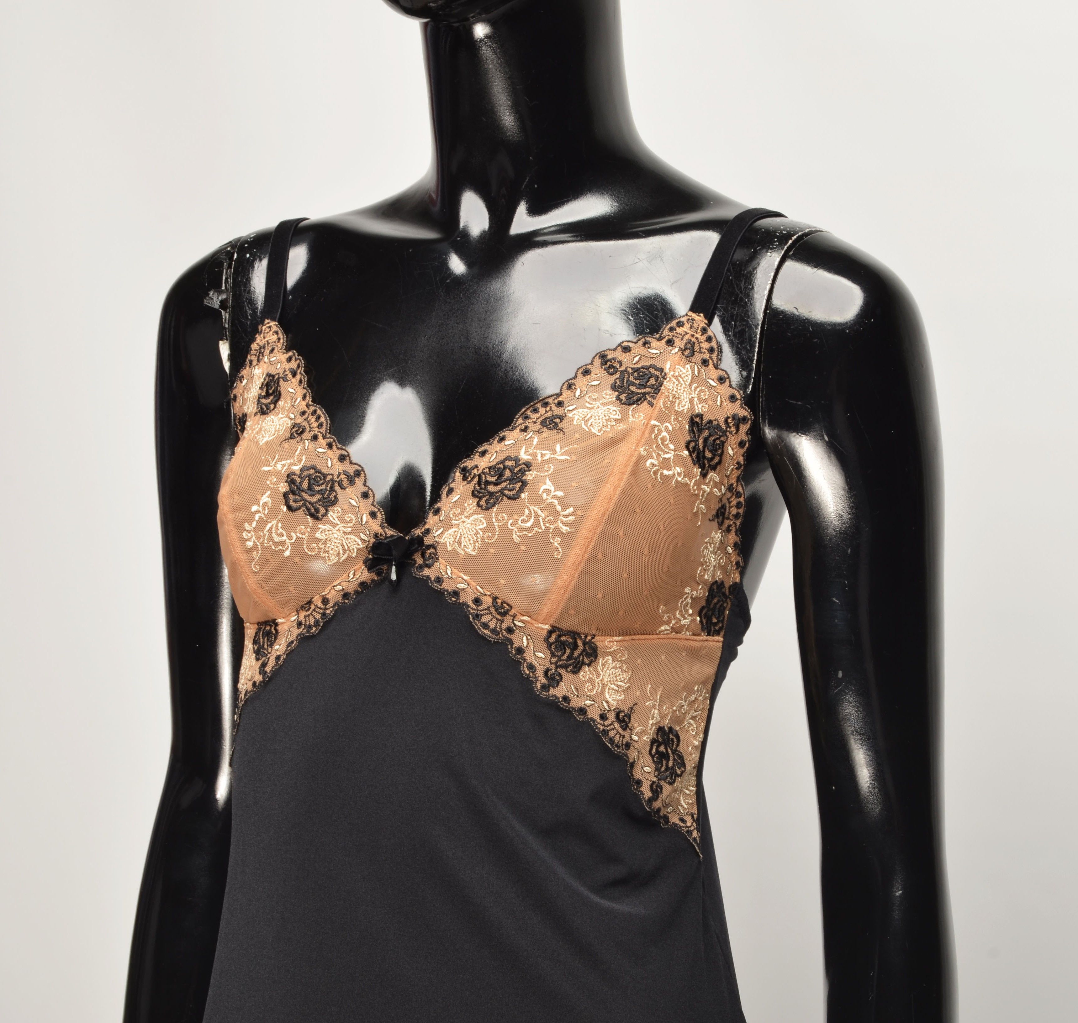 Palmes Palmers Y2K 2000s Coquette Glam Lace Sleep Cami Dress Size S / US 4 / IT 40 - 2 Thumbnail