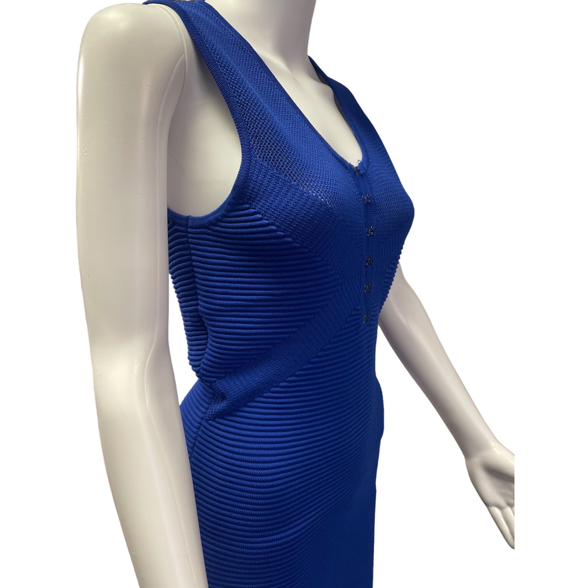 Guess Guess Women's Blue Sleeveless Maxi Dress Stretch Size M SKU Size M / US 6-8 / IT 42-44 - 2 Thumbnail