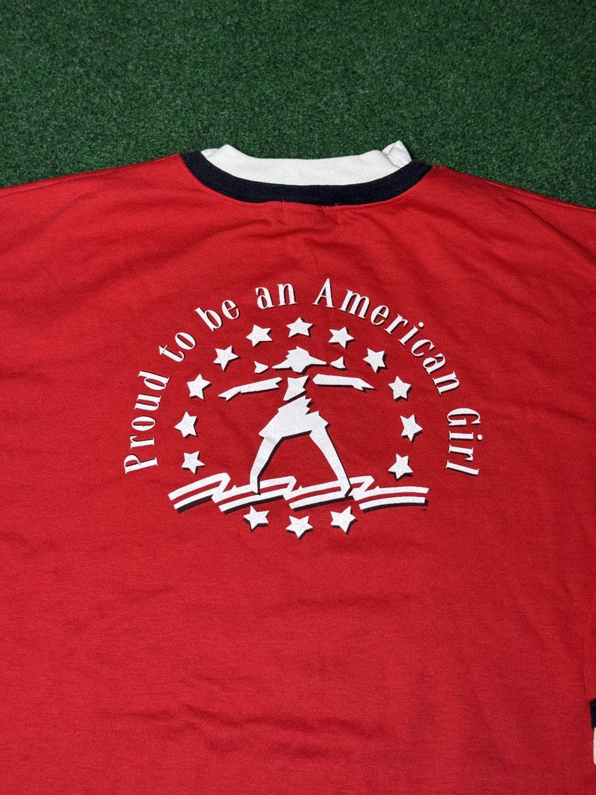 Vintage Vtg 90s American Girl Doll Proud To Be American Sweatshirt Size S / US 4 / IT 40 - 2 Thumbnail