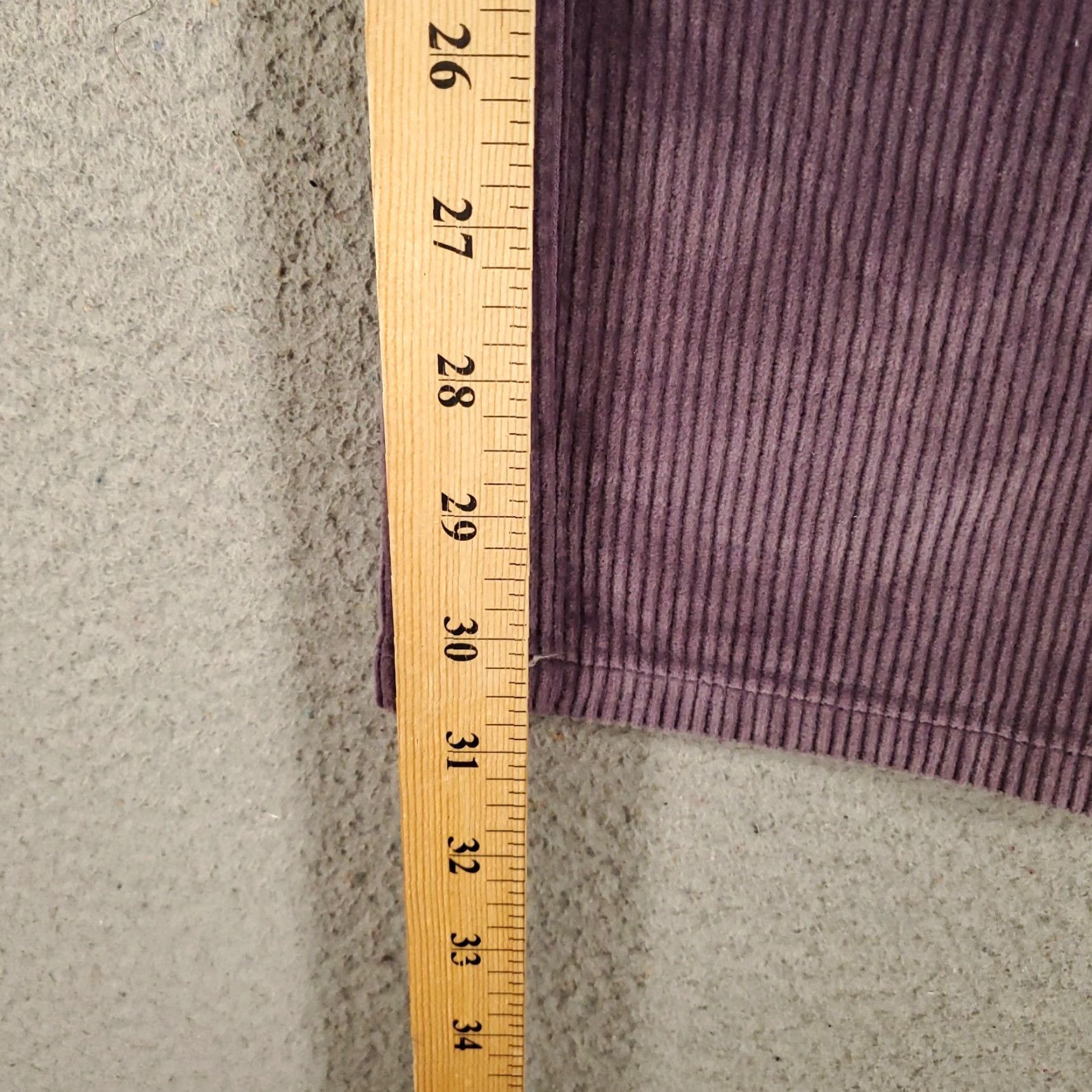 Ralph Lauren VINTAGE? New Ralph Lauren Corduroy Pants Womens 6 Purple Classic Straight NWT LRL Size 28" / US 6 / IT 42 - 4 Thumbnail