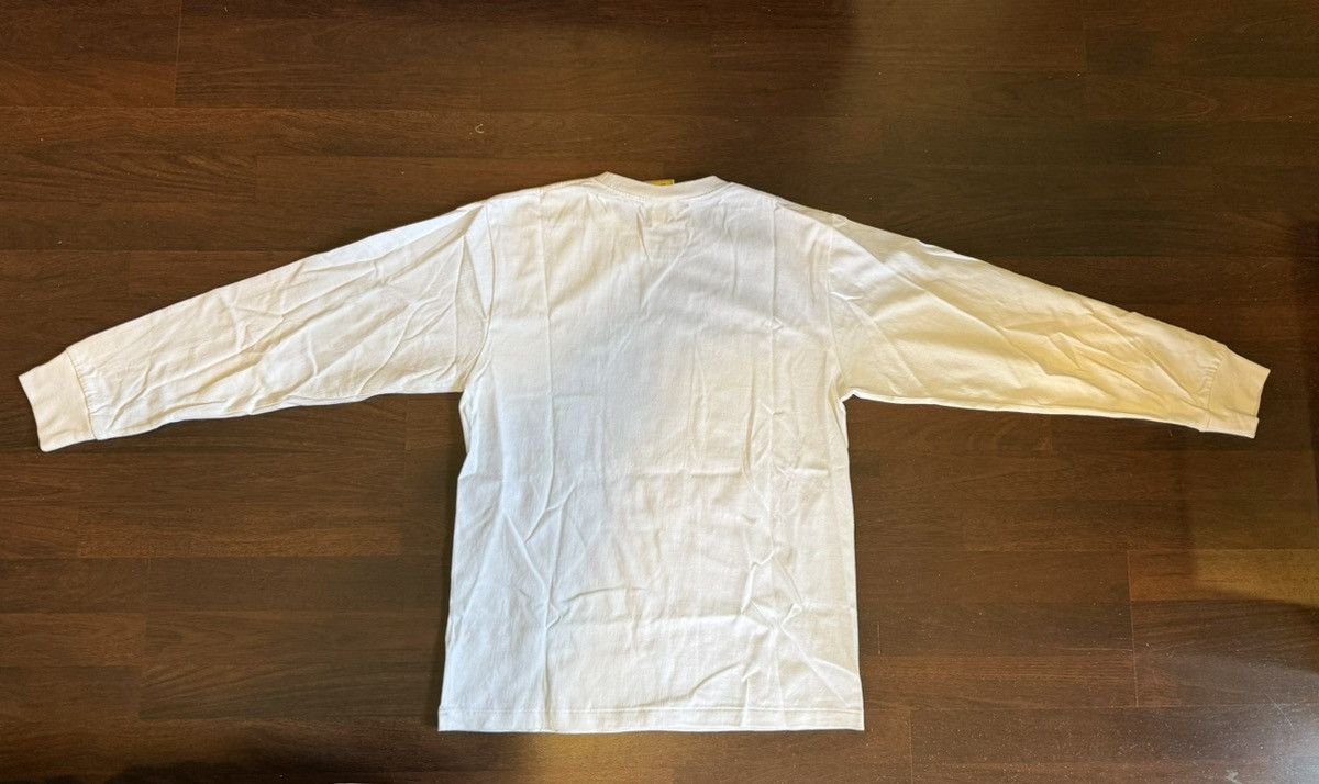 Bape A Bathing Ape White Long Sleeve Cotton T-Shirt Size US M / EU 48-50 / 2 - 4 Thumbnail