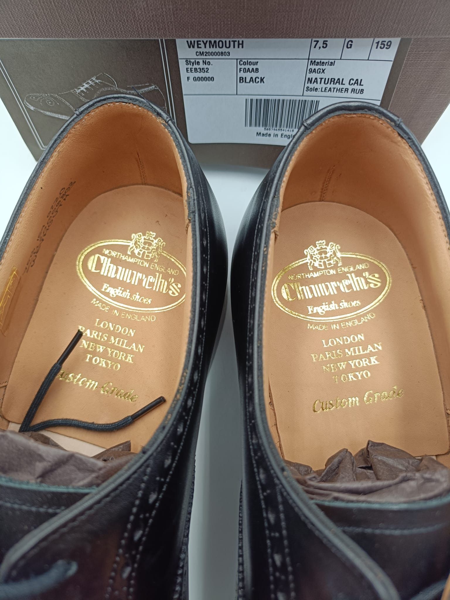 Church's Church’s Wheymouth Oxford Black Size US 8.5 / EU 41-42 - 7 Thumbnail