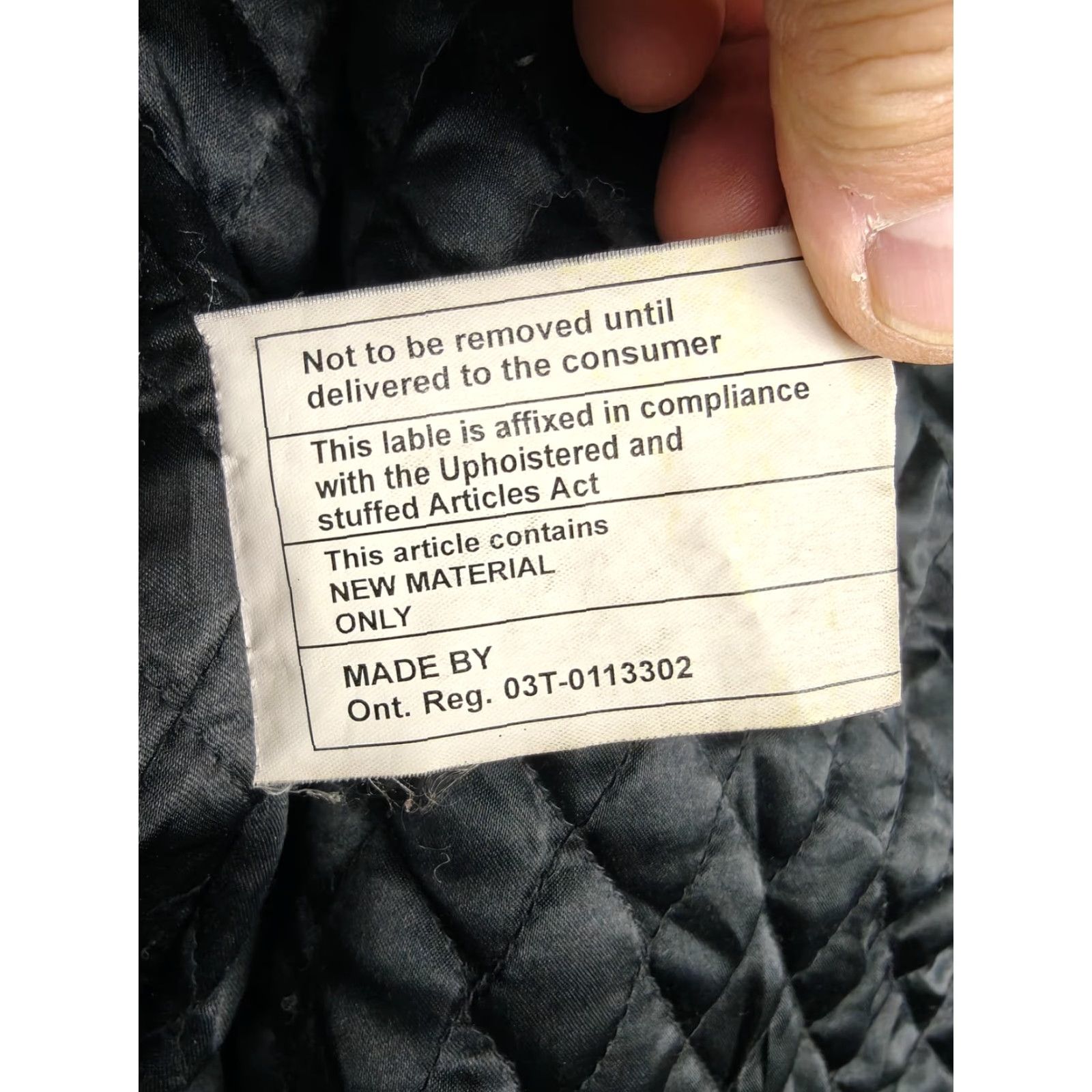 Vintage Jim & MaryLou Coat Mens Large Black Leather Mid-Length Zip Quilted Lined Pockets Size US L / EU 52-54 / 3 - 7 Thumbnail