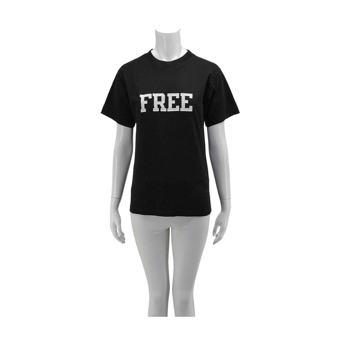 Balenciaga Balenciaga FREE Embroidery T-Shirt Black Size XS Size XS / US 0-2 / IT 36-38 - 1 Thumbnail