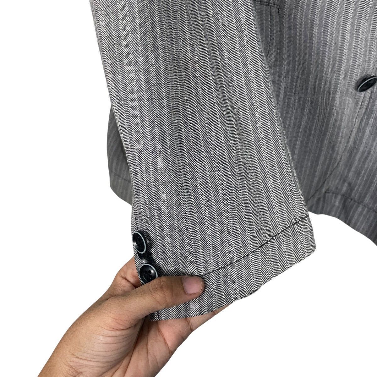 Joseph Abboud Joseph Abboud Stripe Casual Jacket Size US M / EU 48-50 / 2 - 12 Thumbnail