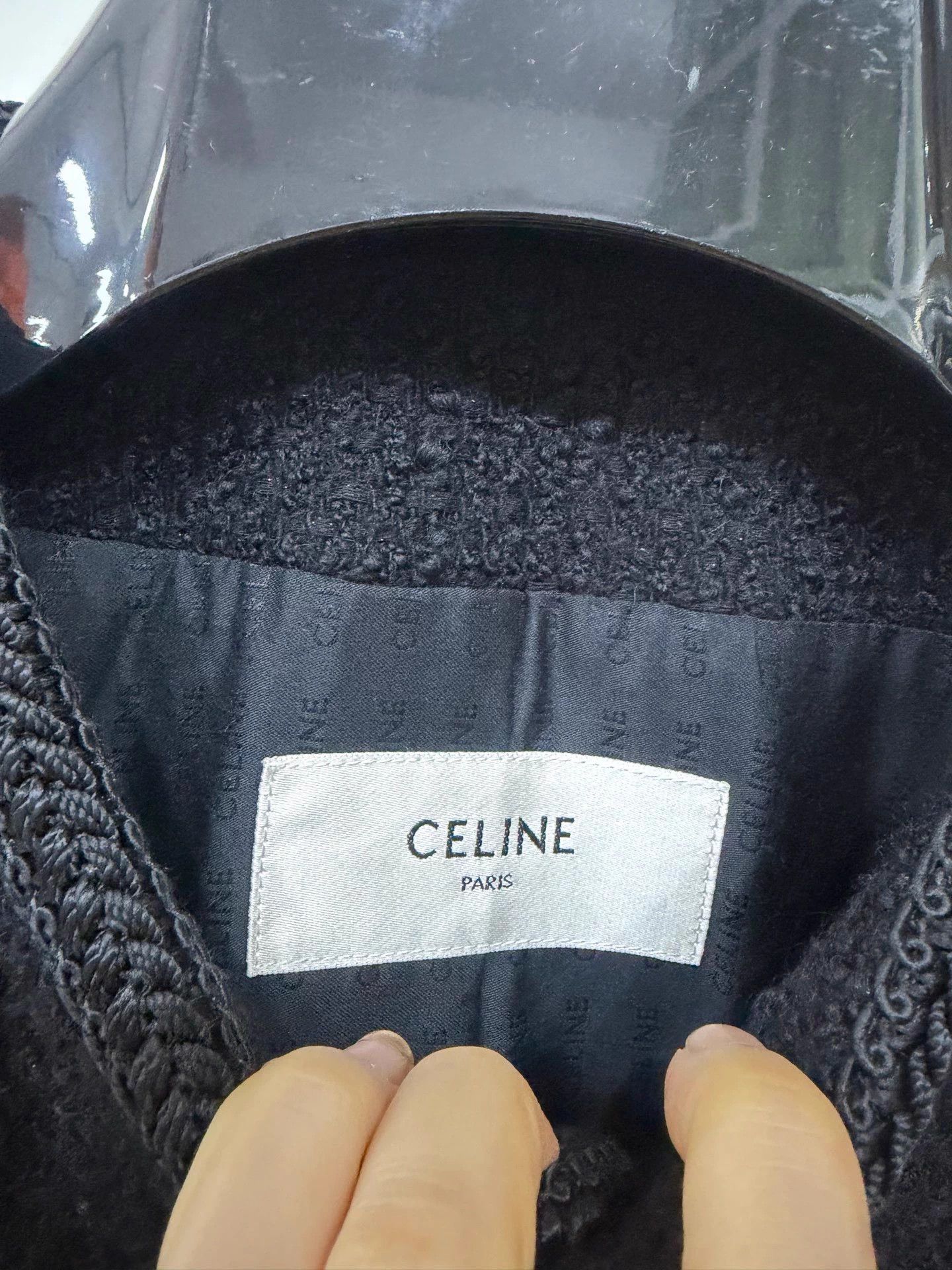 Celine Celine Classic Black Gold Tweed Jacket 99 New 42 Size M / US 6-8 / IT 42-44 - 3 Thumbnail