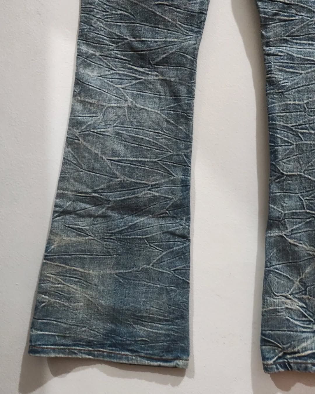 GOSTAR DE FUGA × Le Grande Bleu (L.G.B.) × Tornado Mart Alcapone Faded Distressed Flaire if6was9 LGB style Size US 33 - 7 Thumbnail