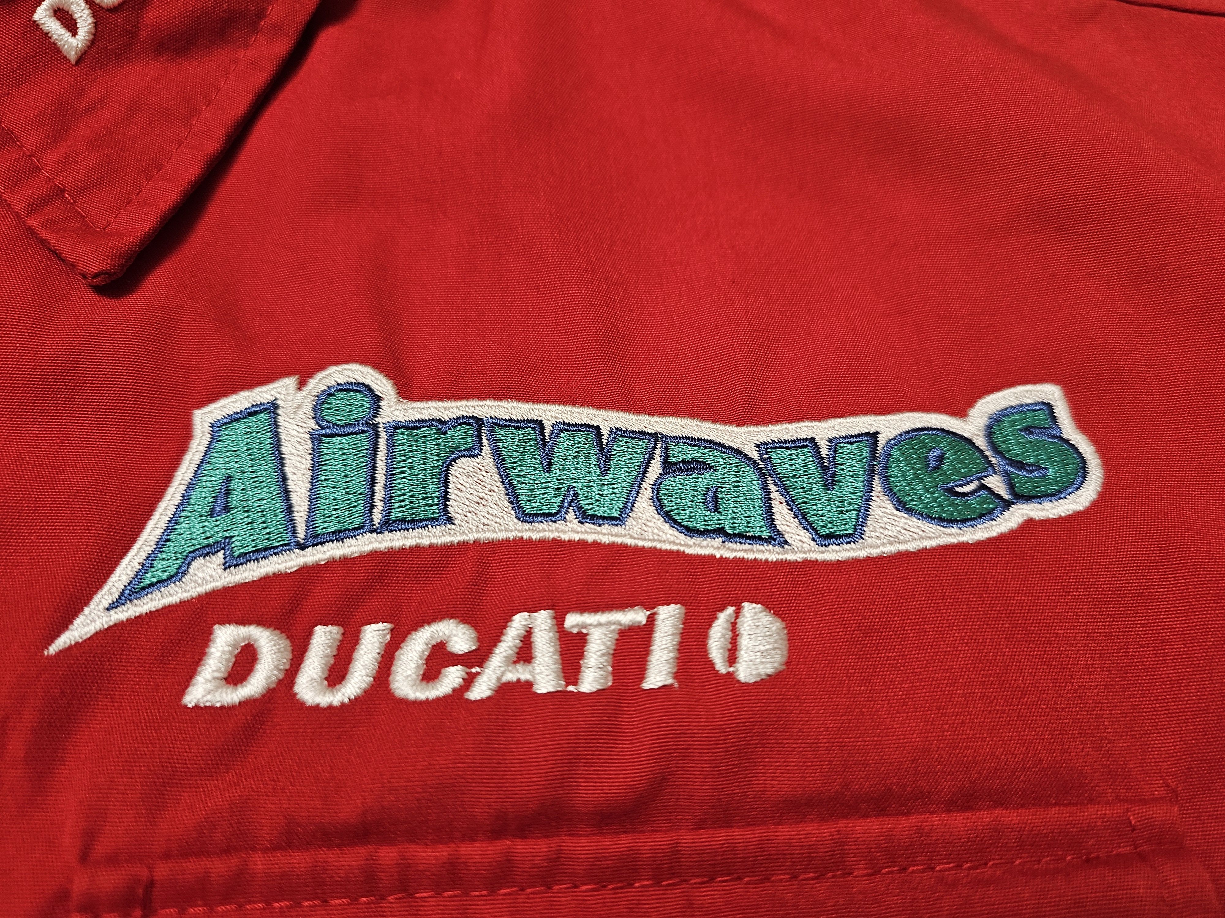 Formula 1 × Vintage DUCATI VINTAGE SHIRT 90s AIRWAVES SHIRT BUTTON MOTORCYCLE Size US XL / EU 56 / 4 - 6 Thumbnail