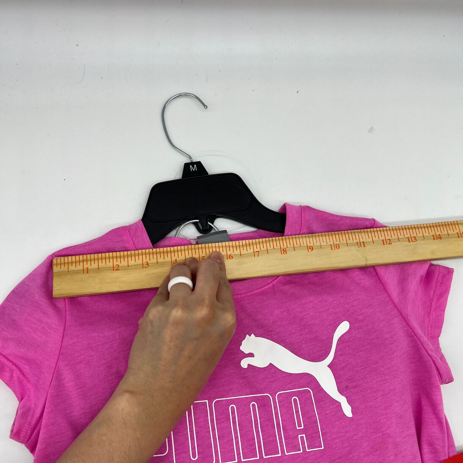 Puma PUMA Girls Pink Logo T Shirt & Black Skort Size Medium Size M / US 6-8 / IT 42-44 - 10 Thumbnail