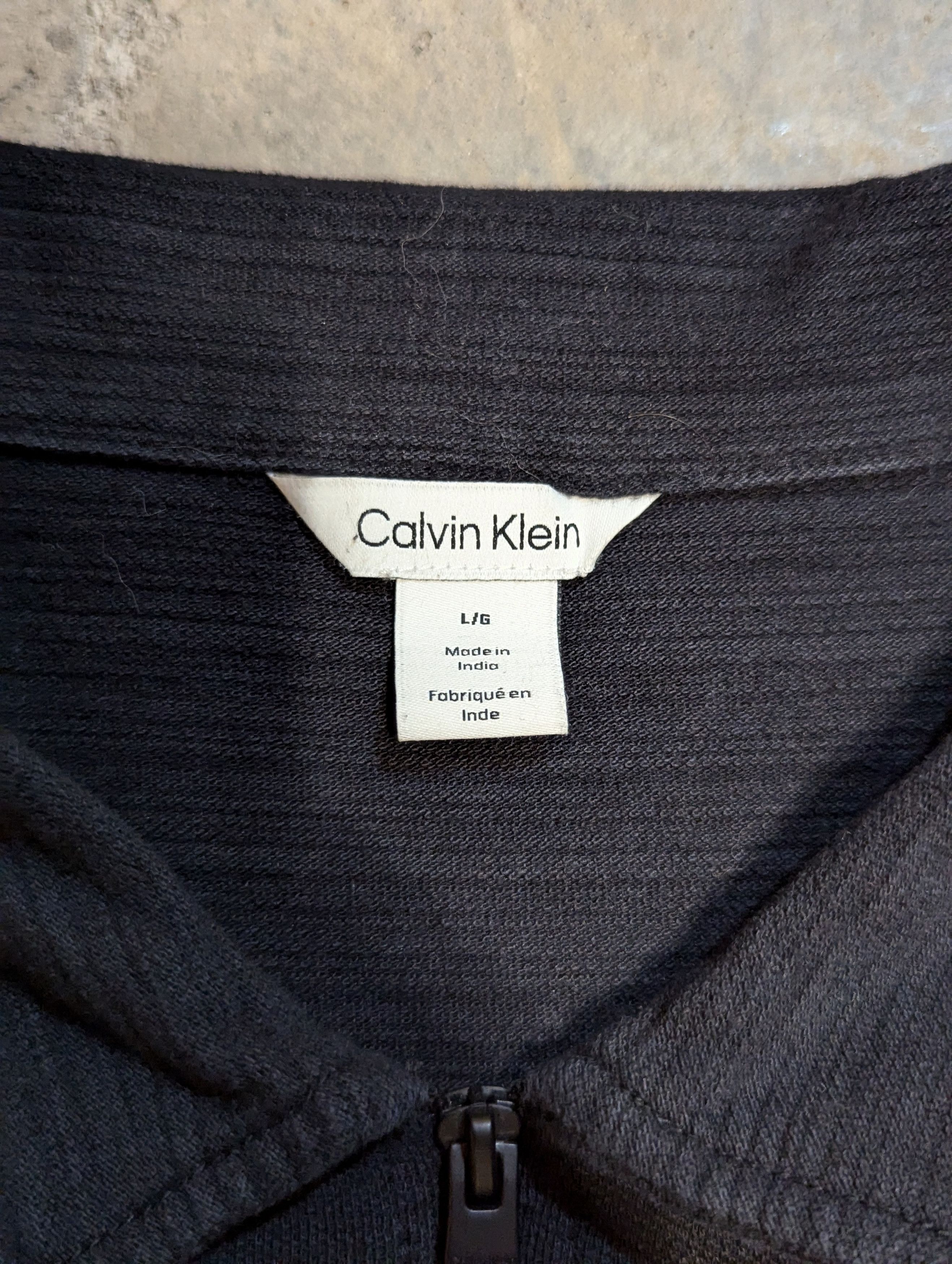 Calvin Klein Calvin Klein Zip Up Polo Size US L / EU 52-54 / 3 - 2 Thumbnail