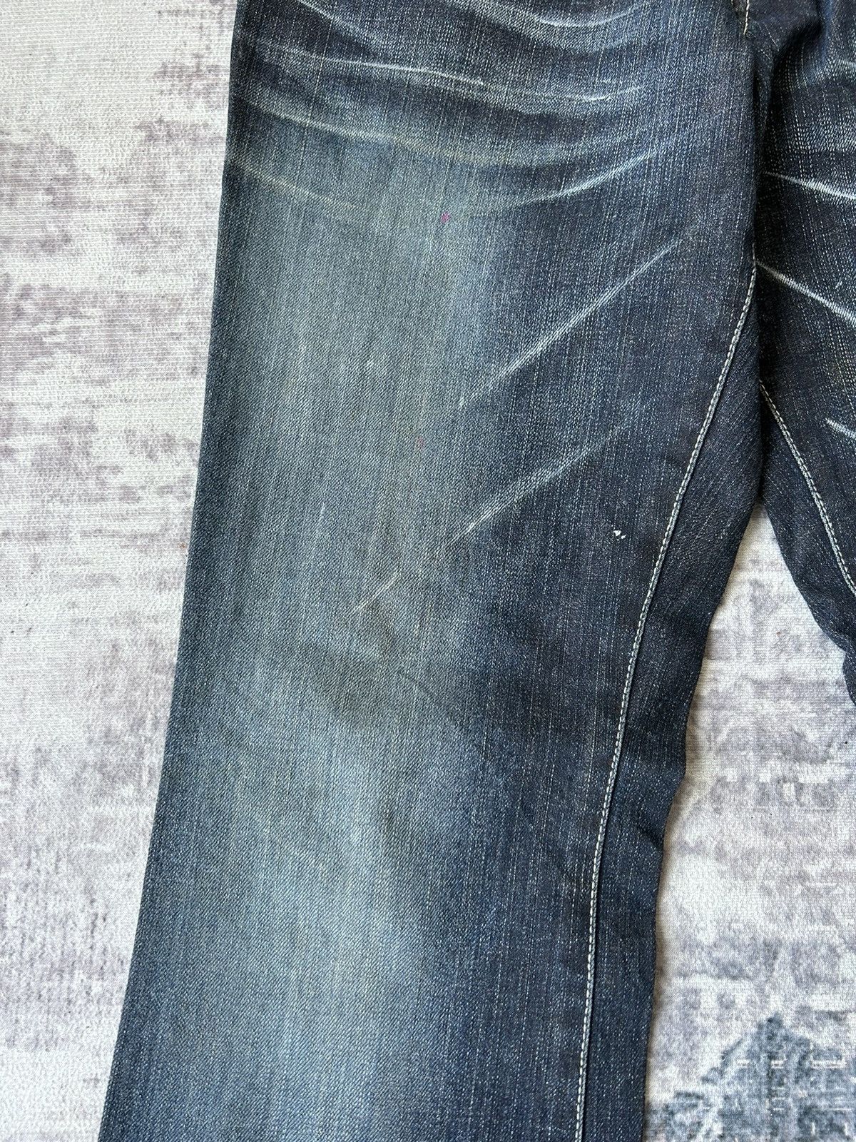 If Six Was Nine Tornado Mart Flared Blue Denim Jeans Size US 31 - 6 Thumbnail