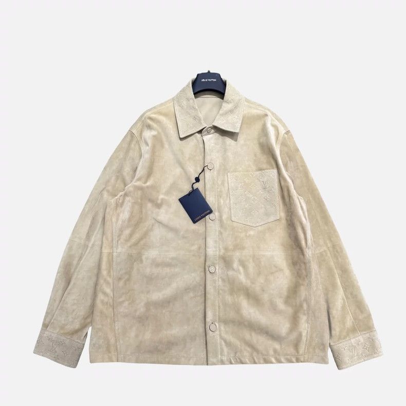 Louis Vuitton Louis Vuitton Printed Suede Jacket 2501-Nextarrow Size US L / EU 52-54 / 3 - 1 Thumbnail
