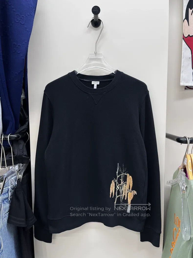 Loewe Loewe Floral Letter Logo Sweatshirt Size US M / EU 48-50 / 2 - 1 Thumbnail