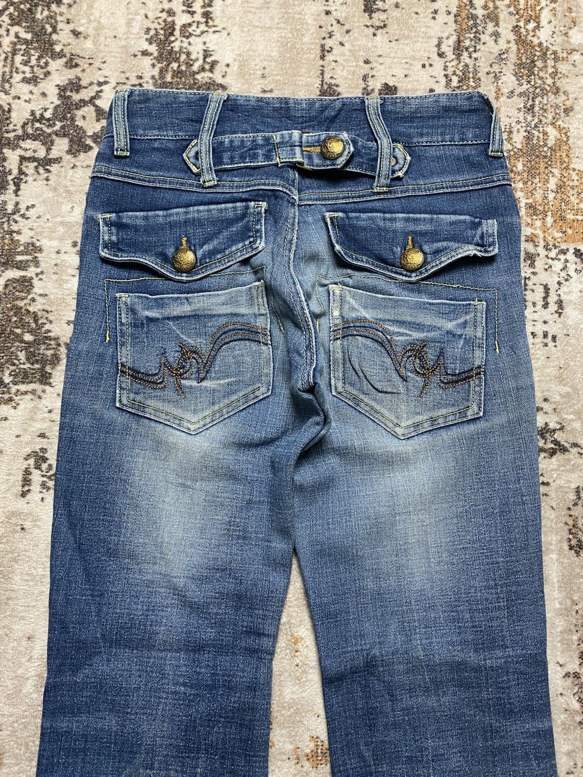 If Six Was Nine Rare Trash Denim Bootcut Size US 29 - 12 Thumbnail
