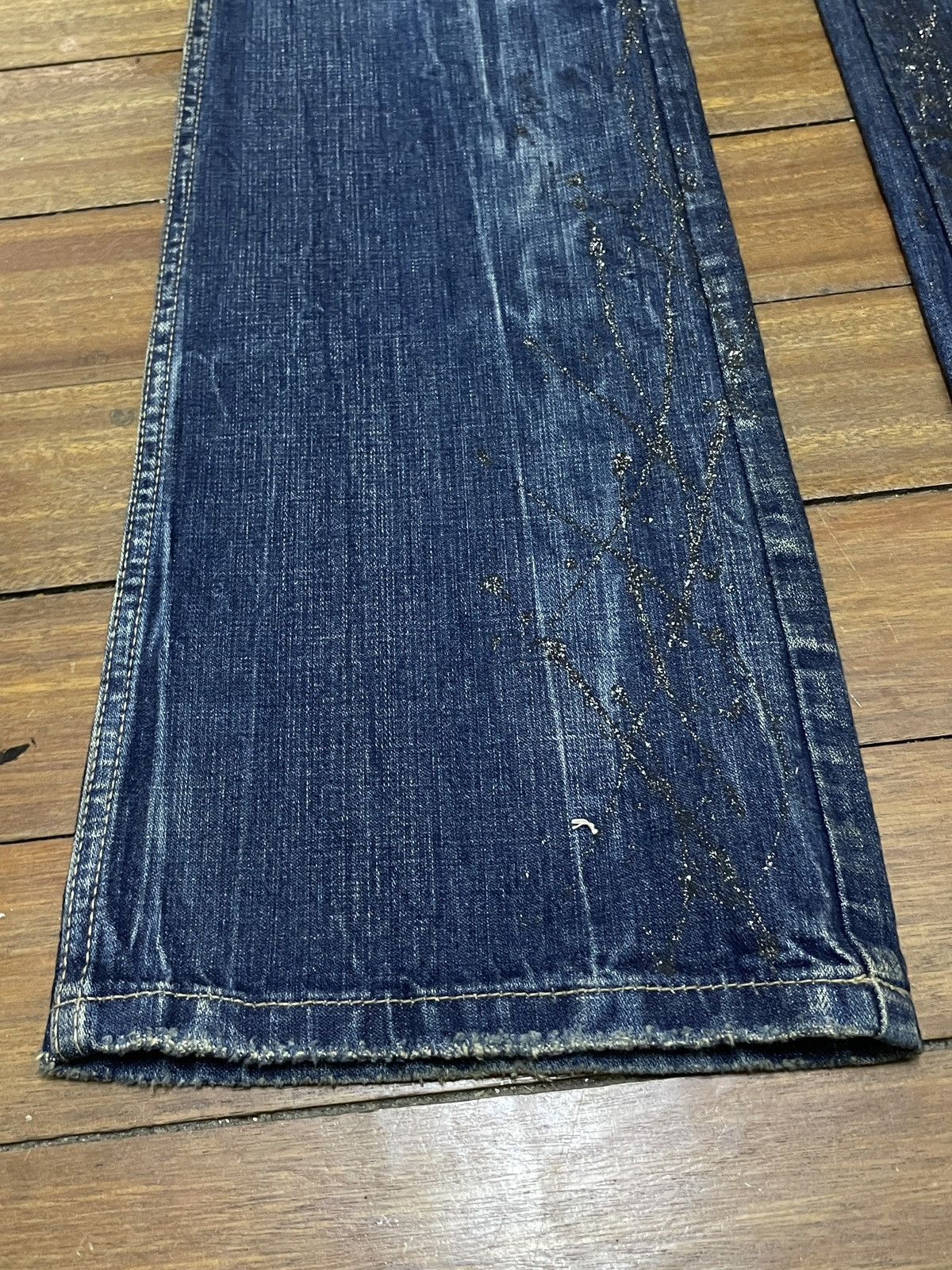GOSTAR DE FUGA Very Rare Vintage Japanese Brand FUGA Flared Jeans 1990s Size US 33 - 5 Thumbnail