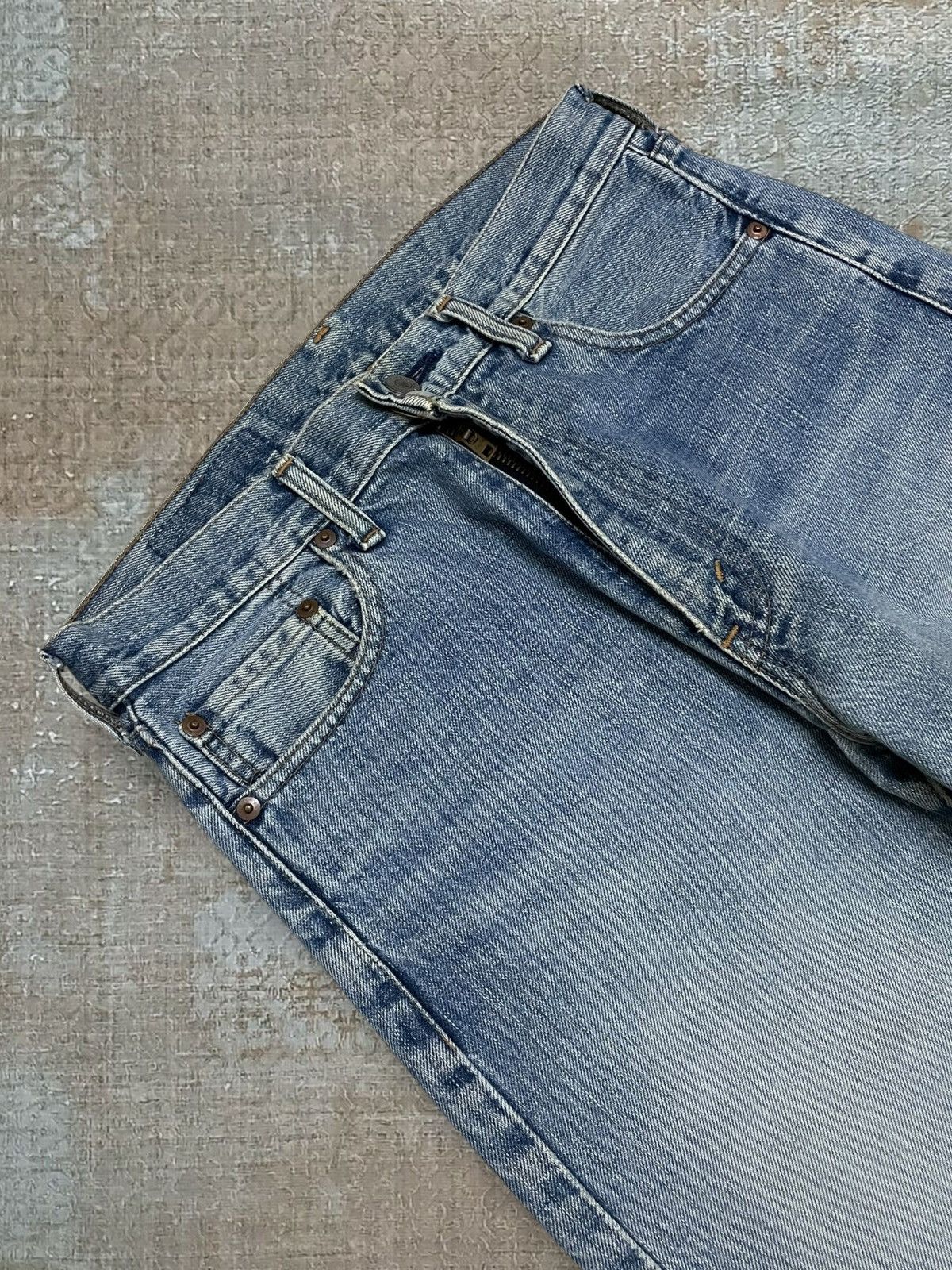Levi's Vintage Clothing Vintage 1990s Designer Levis 502 Grunge Distressed Denim Size US 30 / EU 46 - 6 Thumbnail