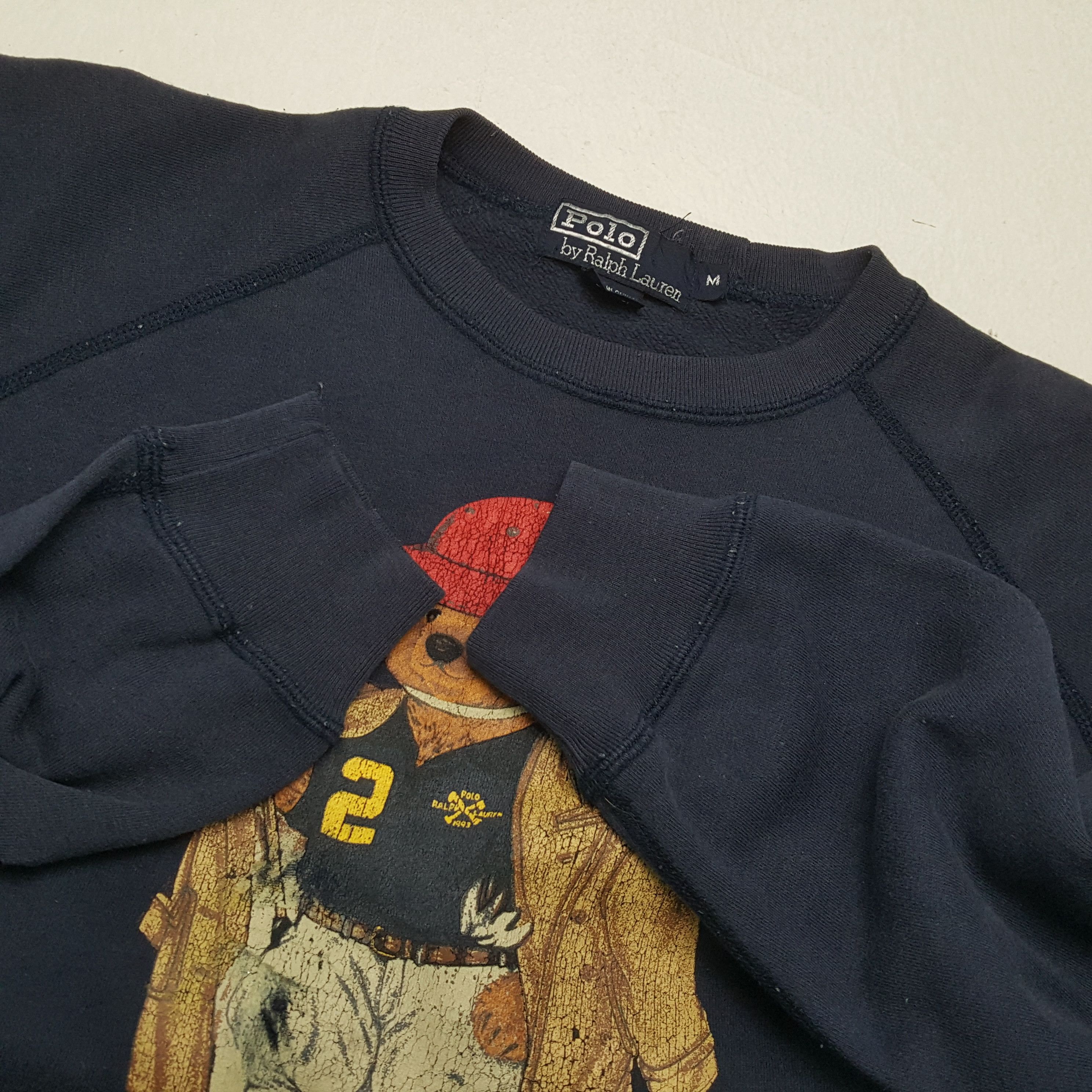 Polo Ralph Lauren × Vintage POLO BEAR by RALPH LAUREN Fashion Style Swetashirt Size US M / EU 48-50 / 2 - 8 Thumbnail