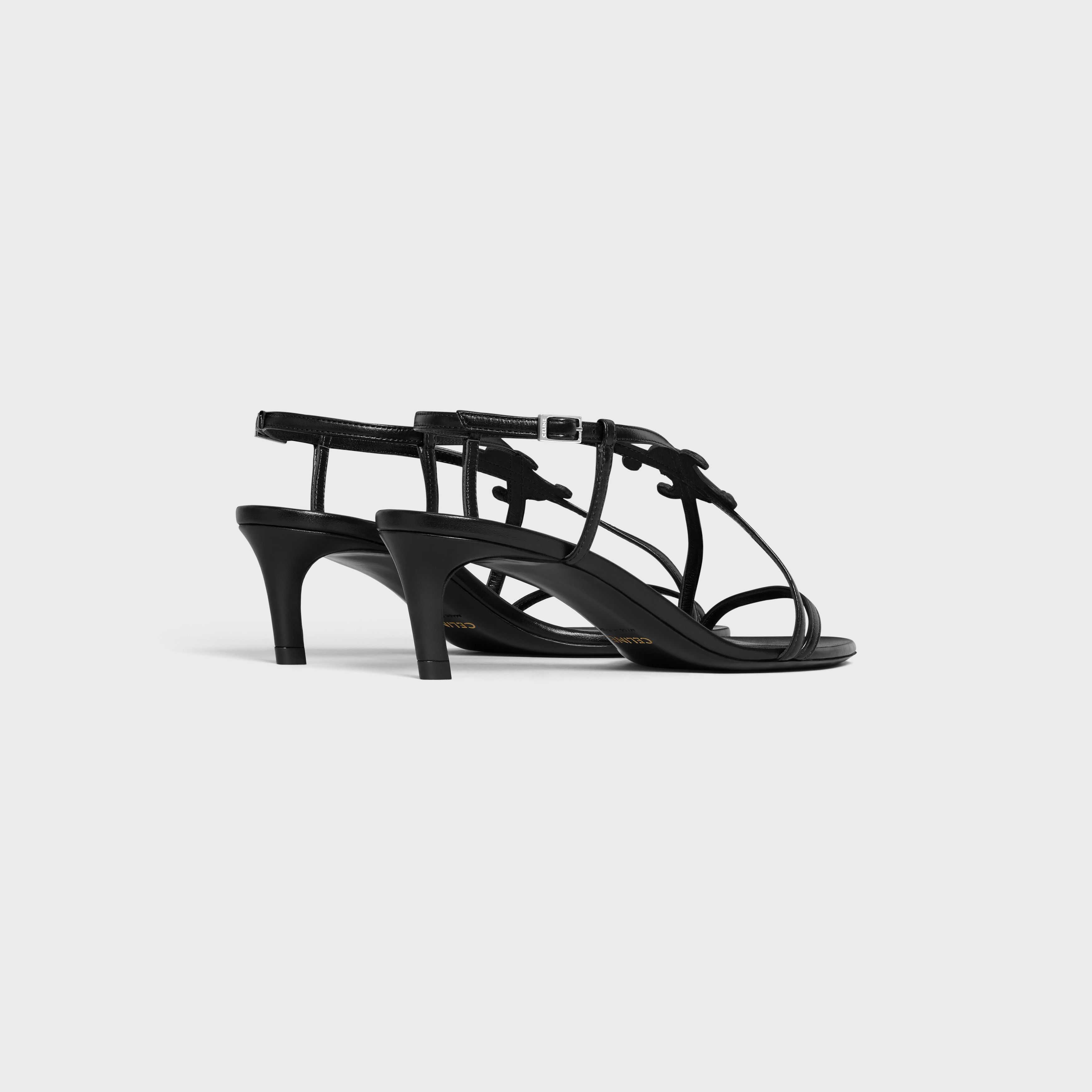 Celine o1bcso1str0925 358033958C Cuir Triomphe Sandals in Black Size US 6 / IT 36 - 3 Thumbnail