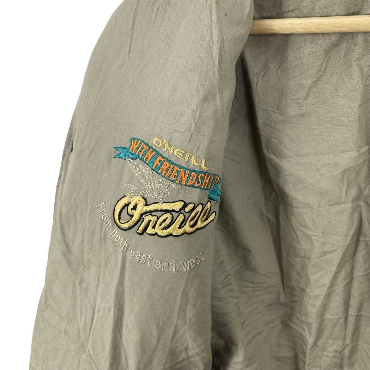 O'Neill Vintage O’NEILL VERSITY Bomber Jacket Snap Button Streetwear Size US L / EU 52-54 / 3 - 9 Thumbnail