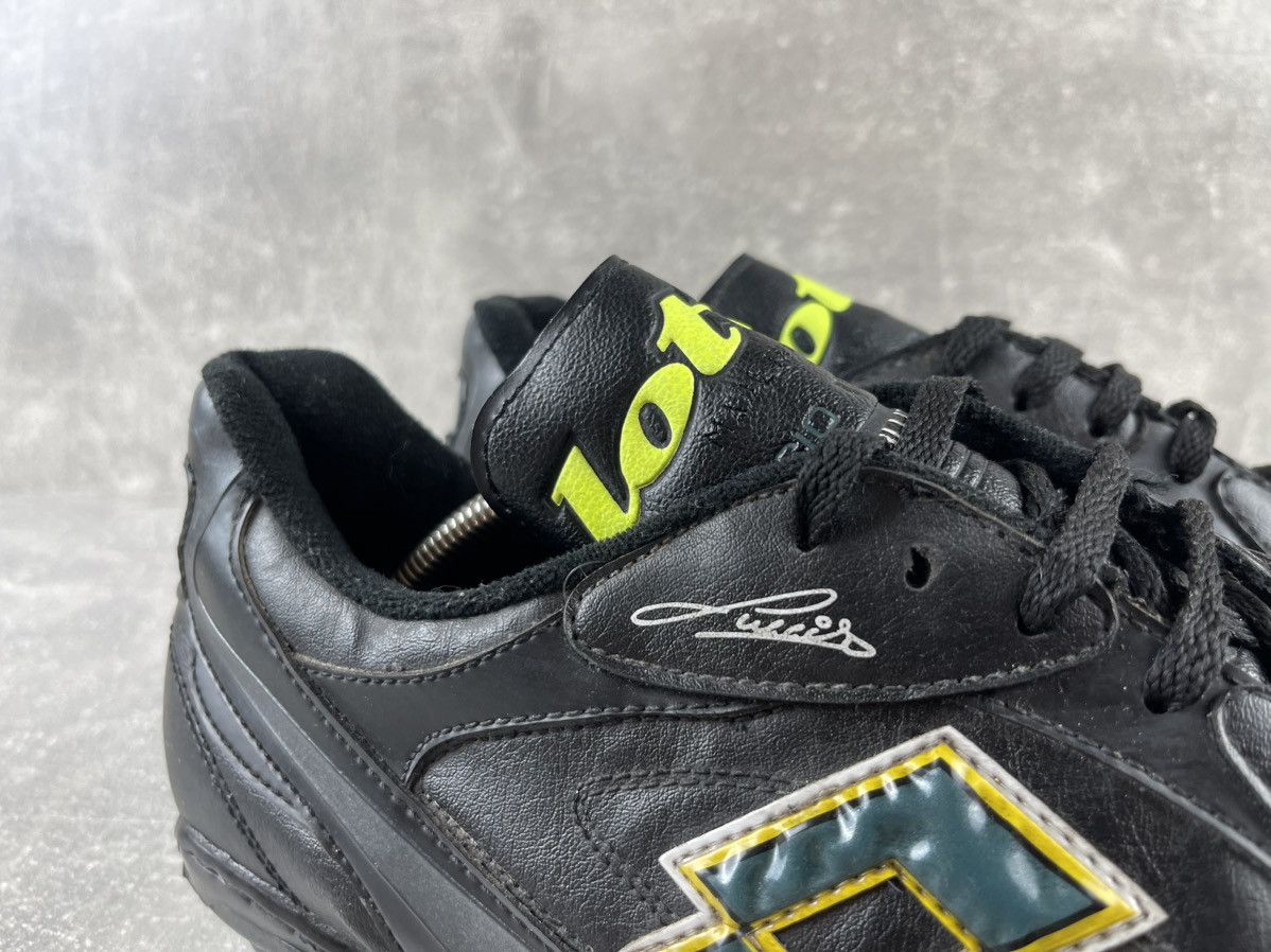 Lotto Sport × Vintage Lotto Calcio Ruud Gullit 00s Black Leather Soccer Sneakers Size US 13 / EU 46 - 6 Thumbnail