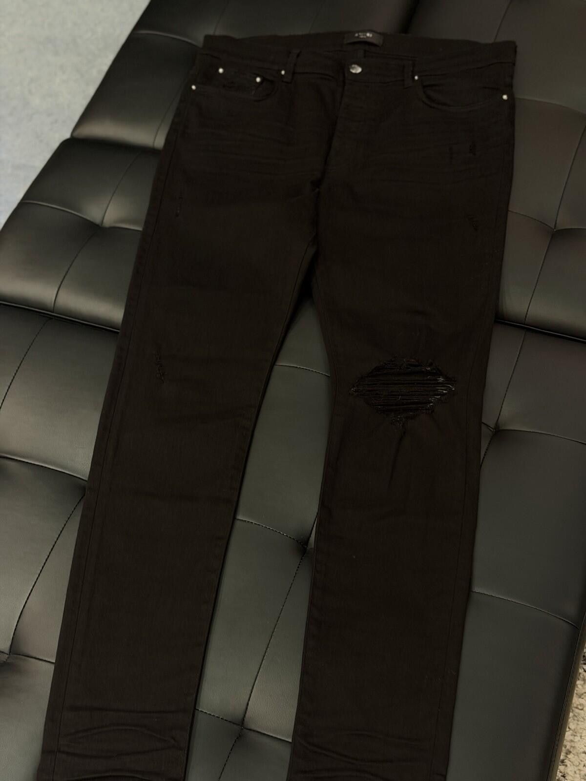 Amiri Size 38 - Amiri Black Jeans 100% Authentic Size US 38 / EU 54 - 1 Thumbnail