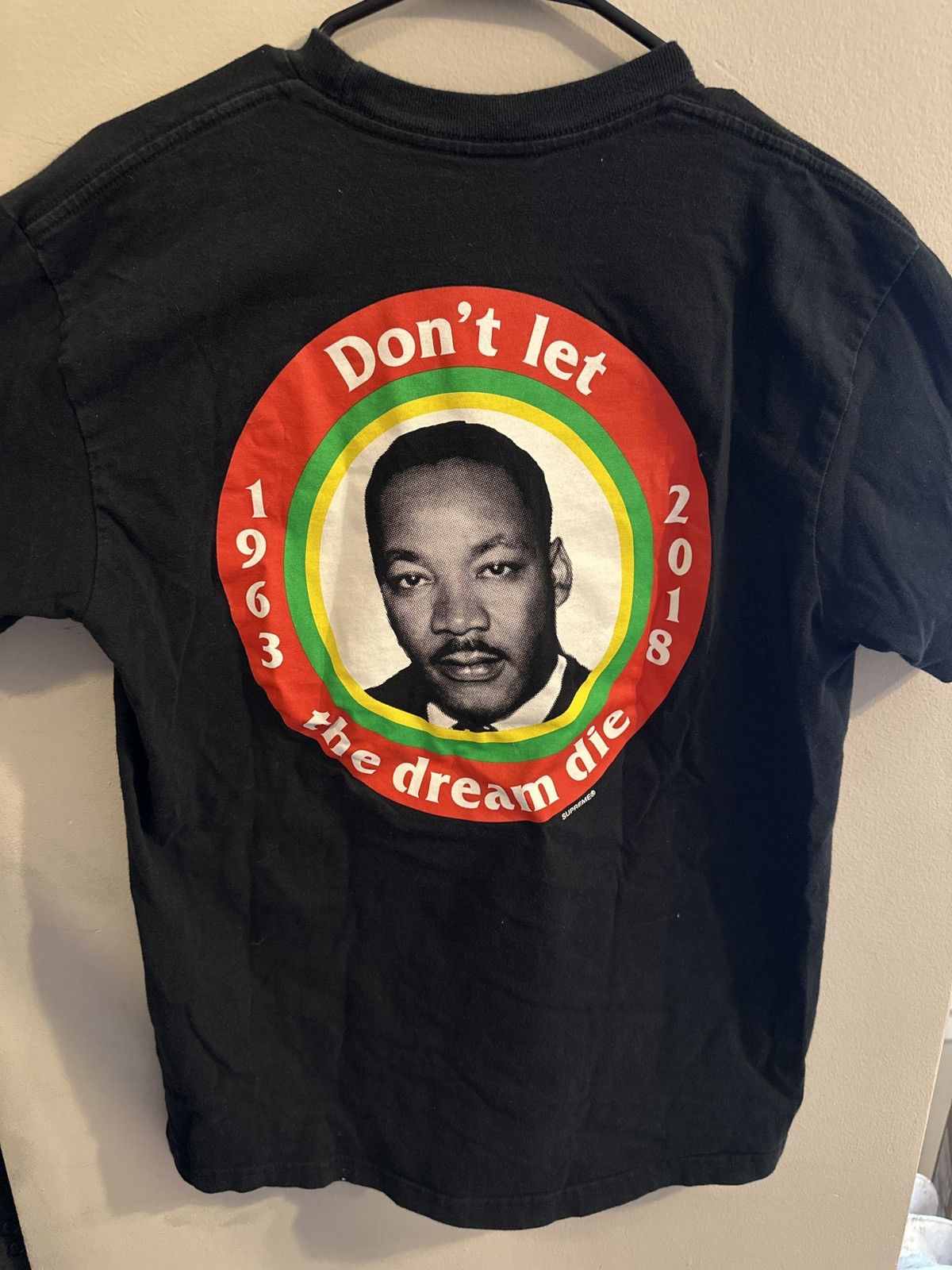 Supreme Martin Luther King Jr. Supreme Tee Black Size US M / EU 48-50 / 2 - 1 Thumbnail