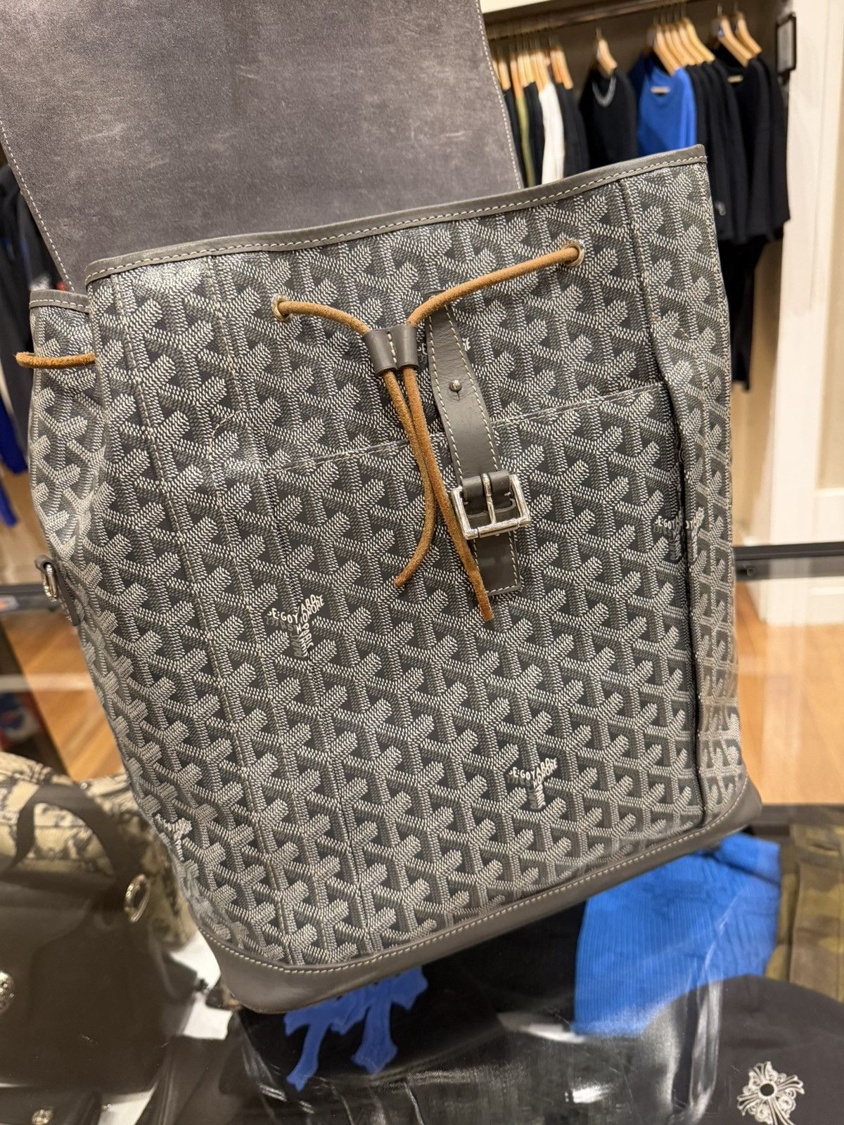 Goyard Goyard Alpin Backpack Grey Size ONE SIZE - 18 Thumbnail
