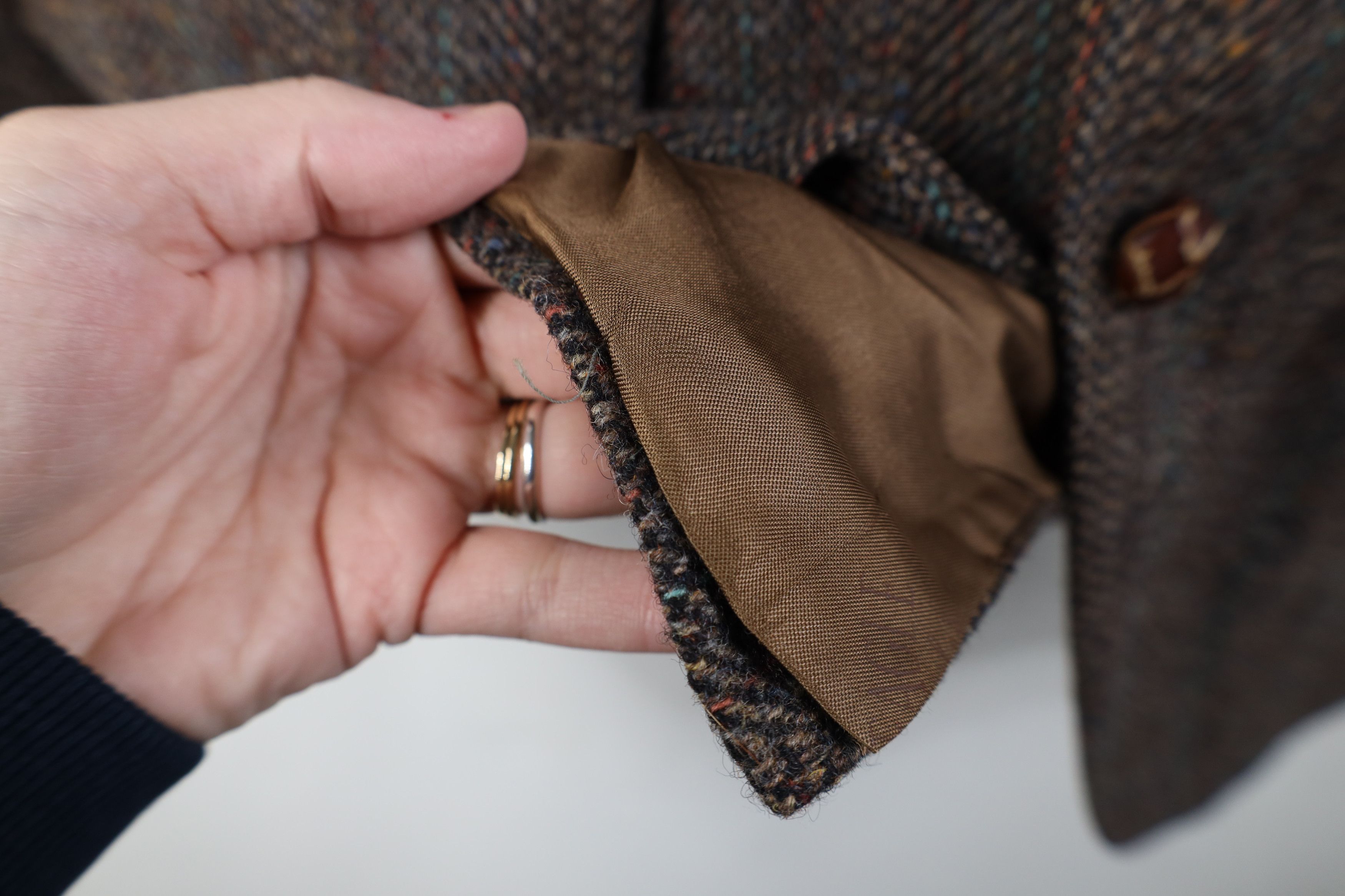 Vintage Vintage 60s Streetwear Wool Tweed Suit Blazer Jacket USA Size US XL / EU 56 / 4 - 8 Thumbnail