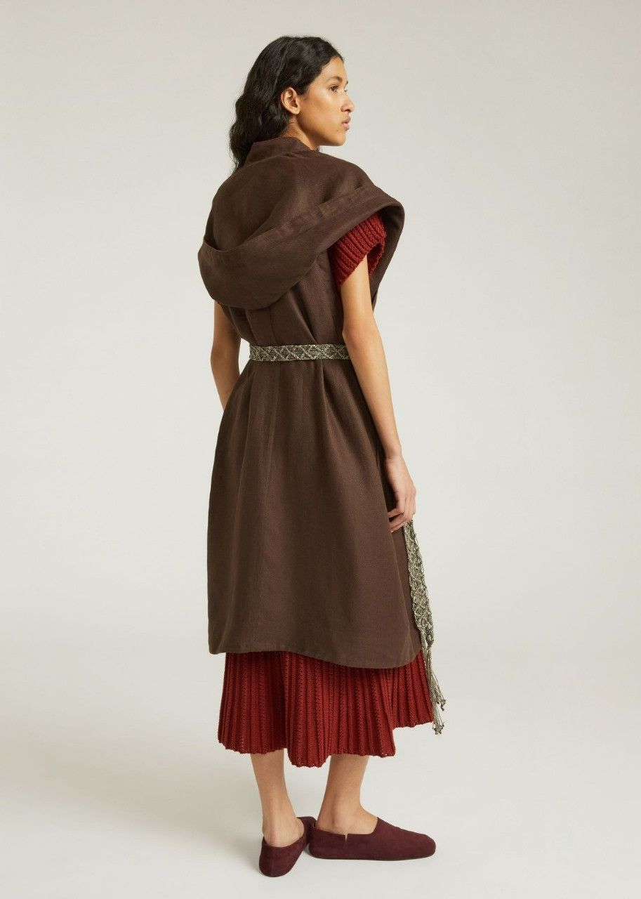 Loro Piana o1srvl11e0524 Vests in Coffee Size L / US 10 / IT 46 - 5 Thumbnail