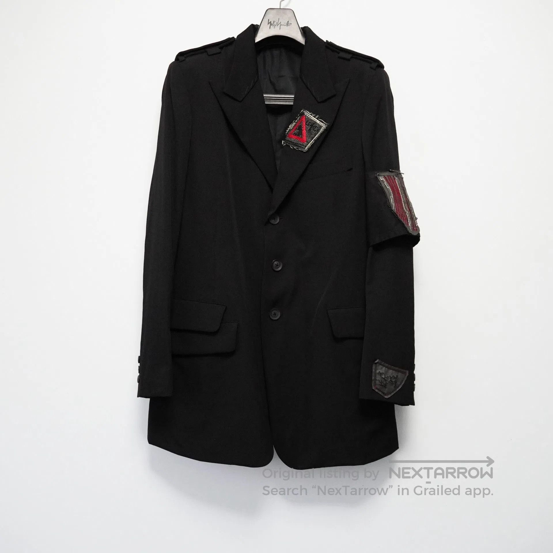 Yohji Yamamoto Yohji Yamamoto 2020AW Jacket with Patches. Size US S / EU 44-46 / 1 - 1 Thumbnail