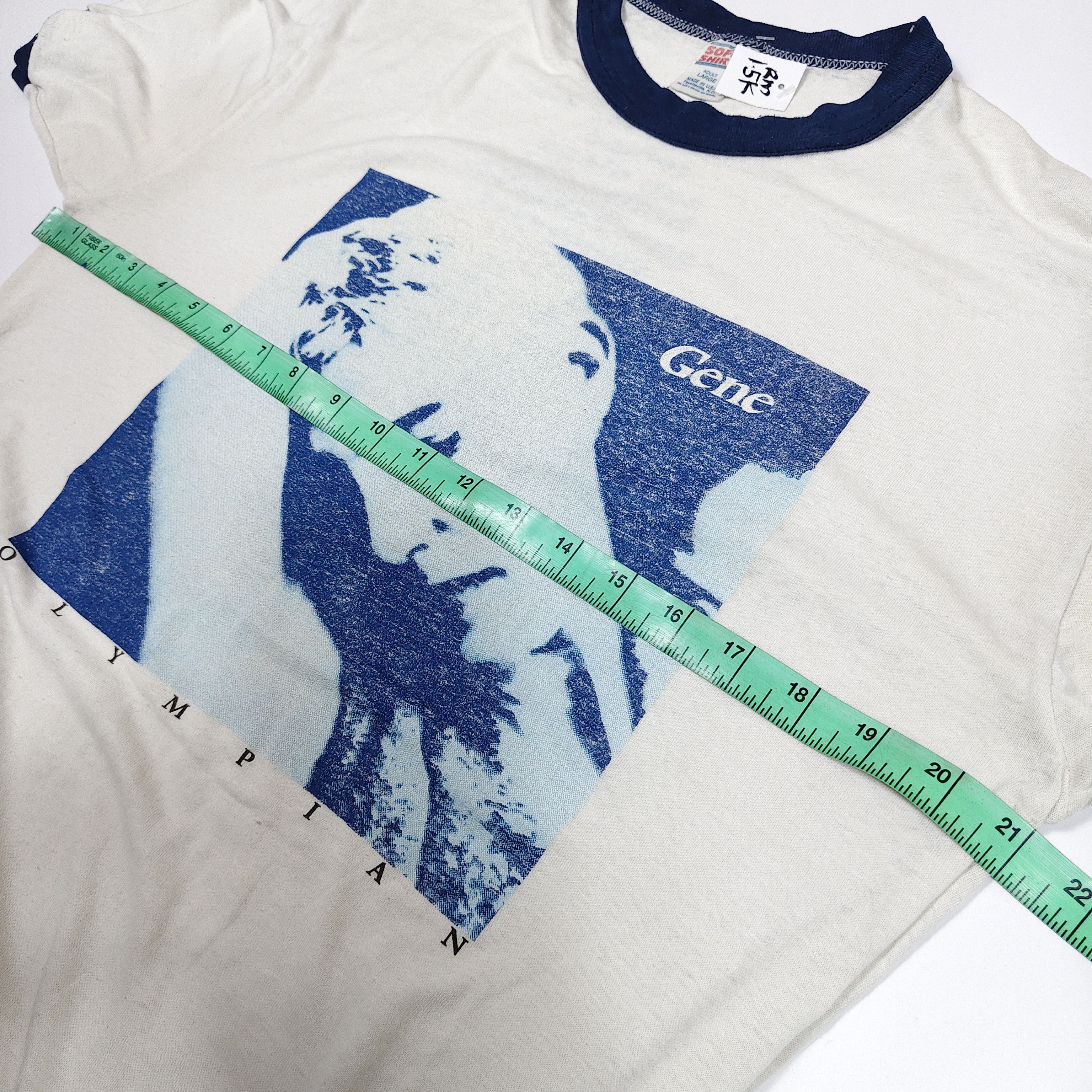 Band Tees 1995 Gene Olympian North American Tour Ringer Britpop Size US L / EU 52-54 / 3 - 13 Thumbnail