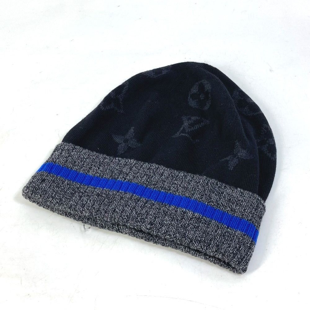 Louis Vuitton Louis Vuitton M76574 Monogram Bone Beanie Chapeau Knitted Hat Knit Cap Wool Men Size ONE SIZE - 1 Thumbnail