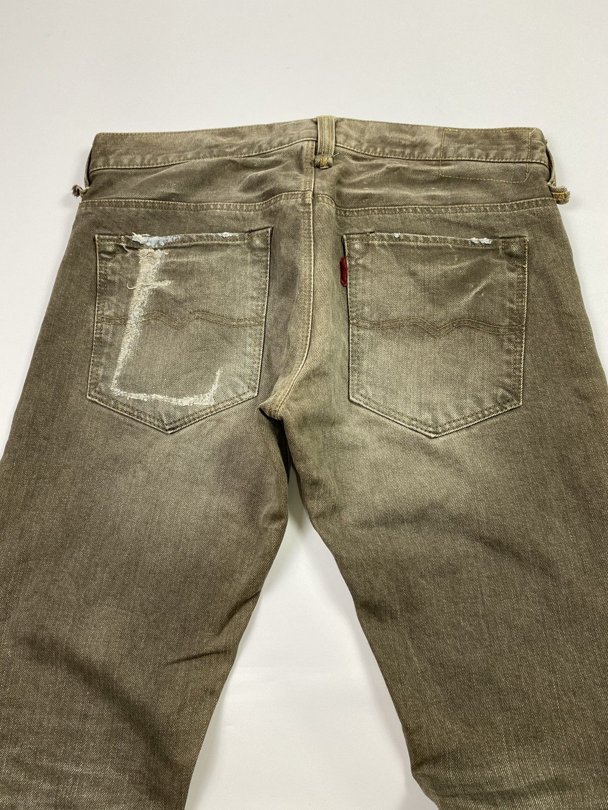 If Six Was Nine lace up trove distress jeans pant ifsixwasnine vkei style Size US 32 / EU 48 - 14 Thumbnail