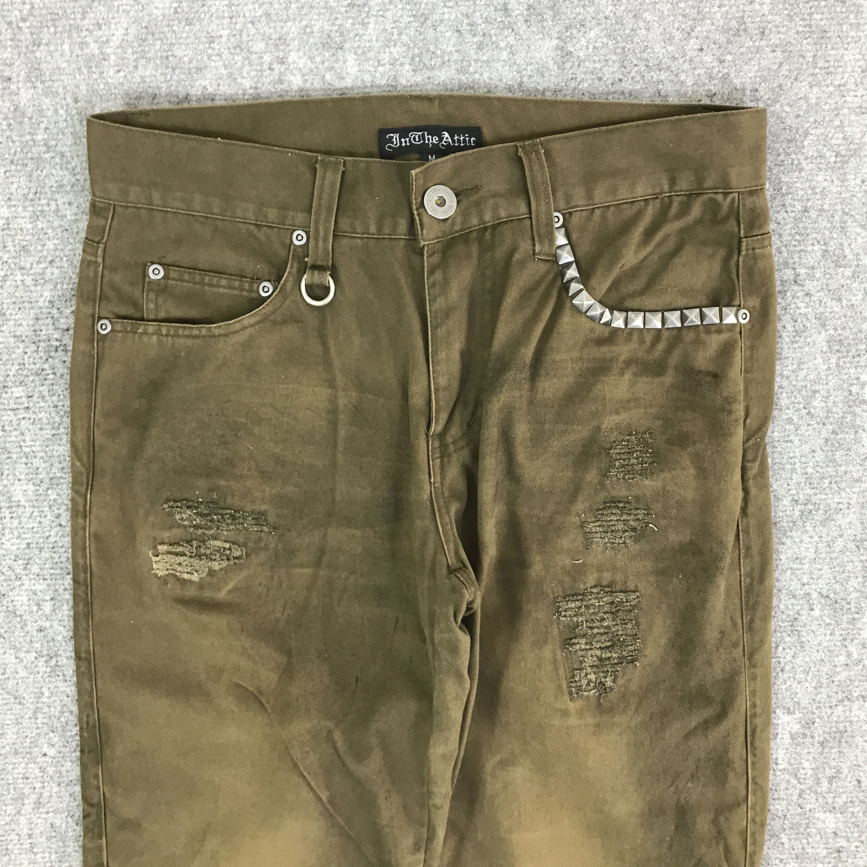 In The Attic IN THE ATTIC DISTRESSED PANTS K118B12 Size US 30 / EU 46 - 2 Thumbnail