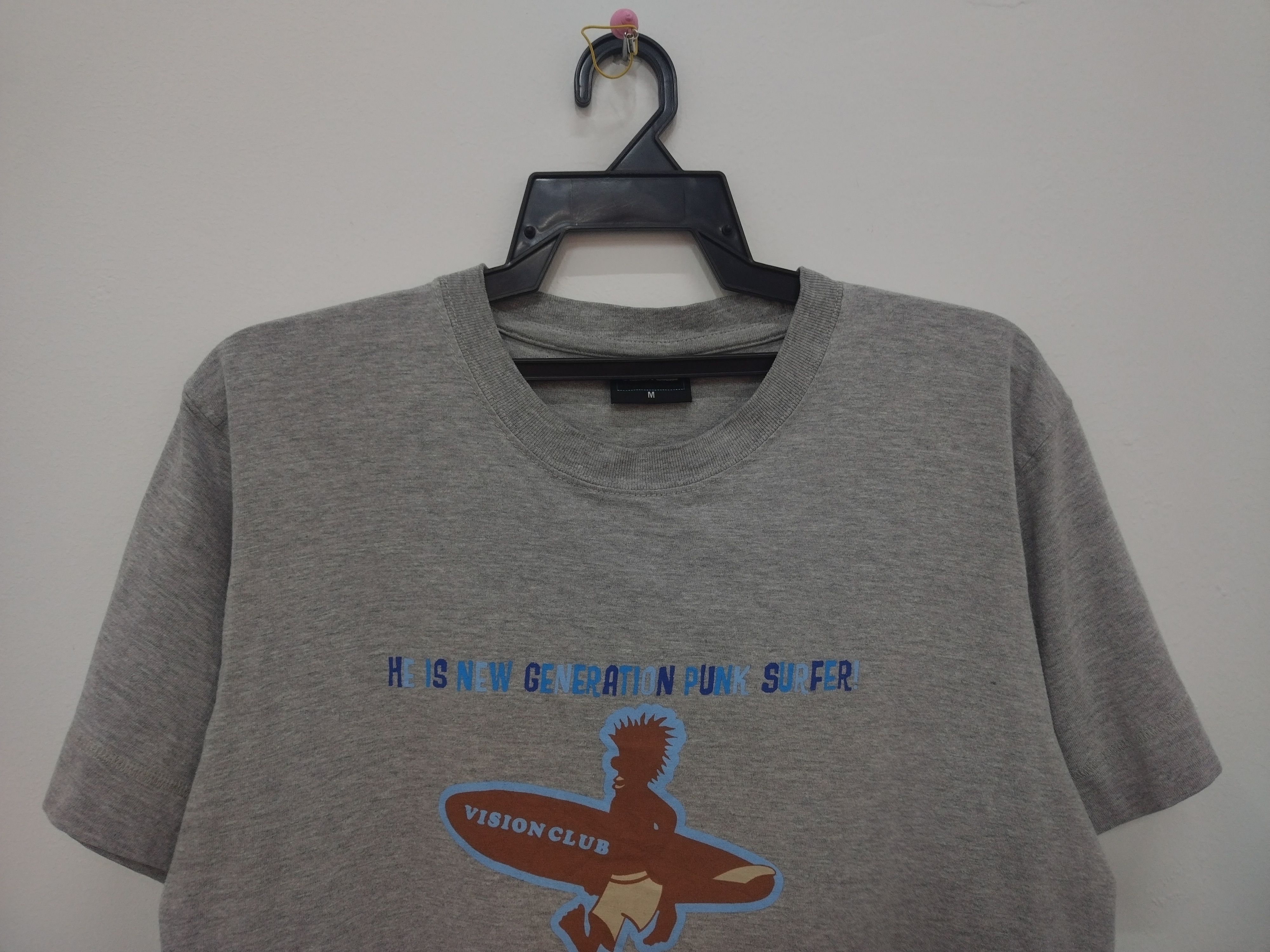 Punk and Yo × Vintage New generation punk Surfer TEE vision club nice print Size US M / EU 48-50 / 2 - 4 Thumbnail
