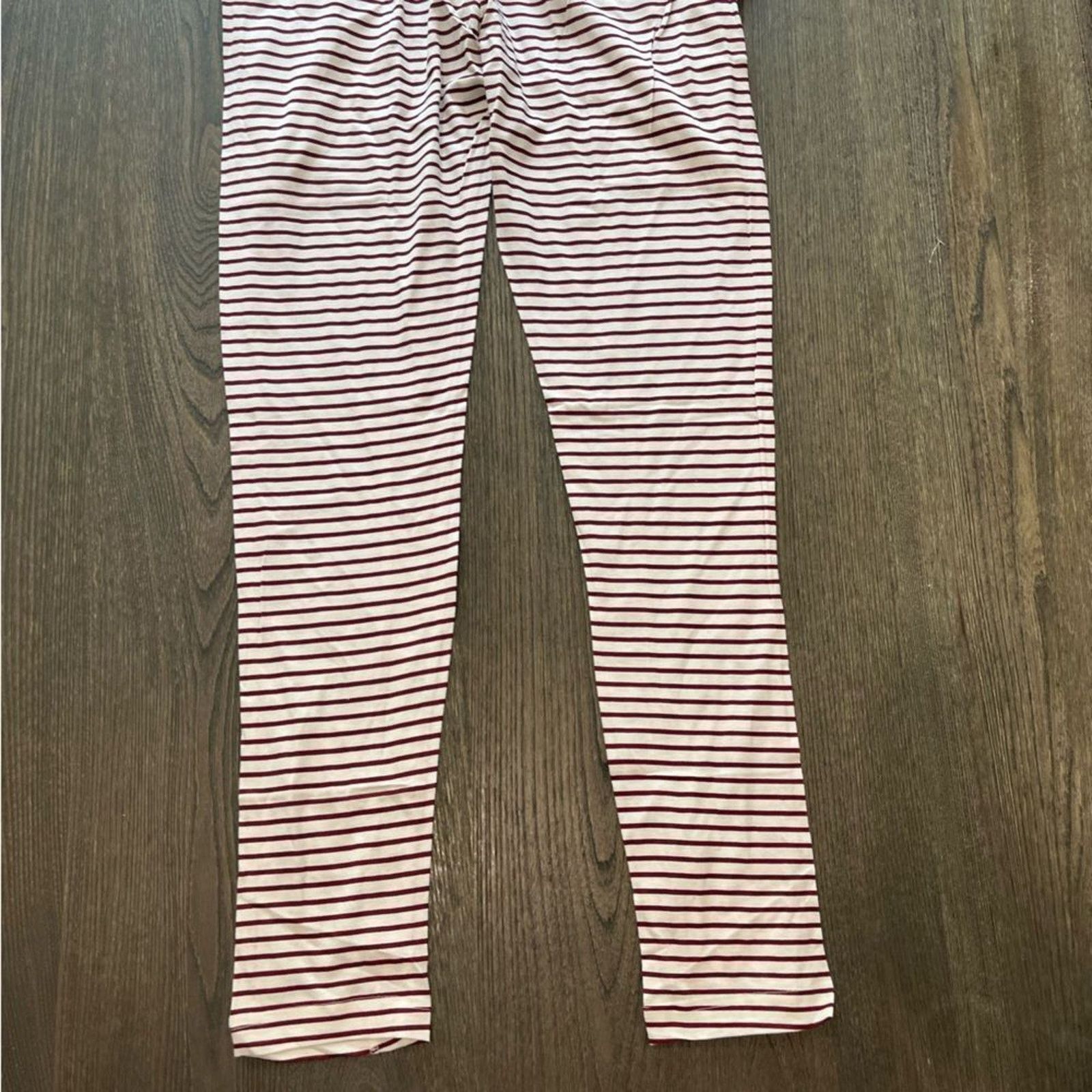 Vintage NWT Pacifica by Pacific Wine Stripe 100% Cotton Pants Size S Size 26" / US 2 / IT 38 - 12 Thumbnail