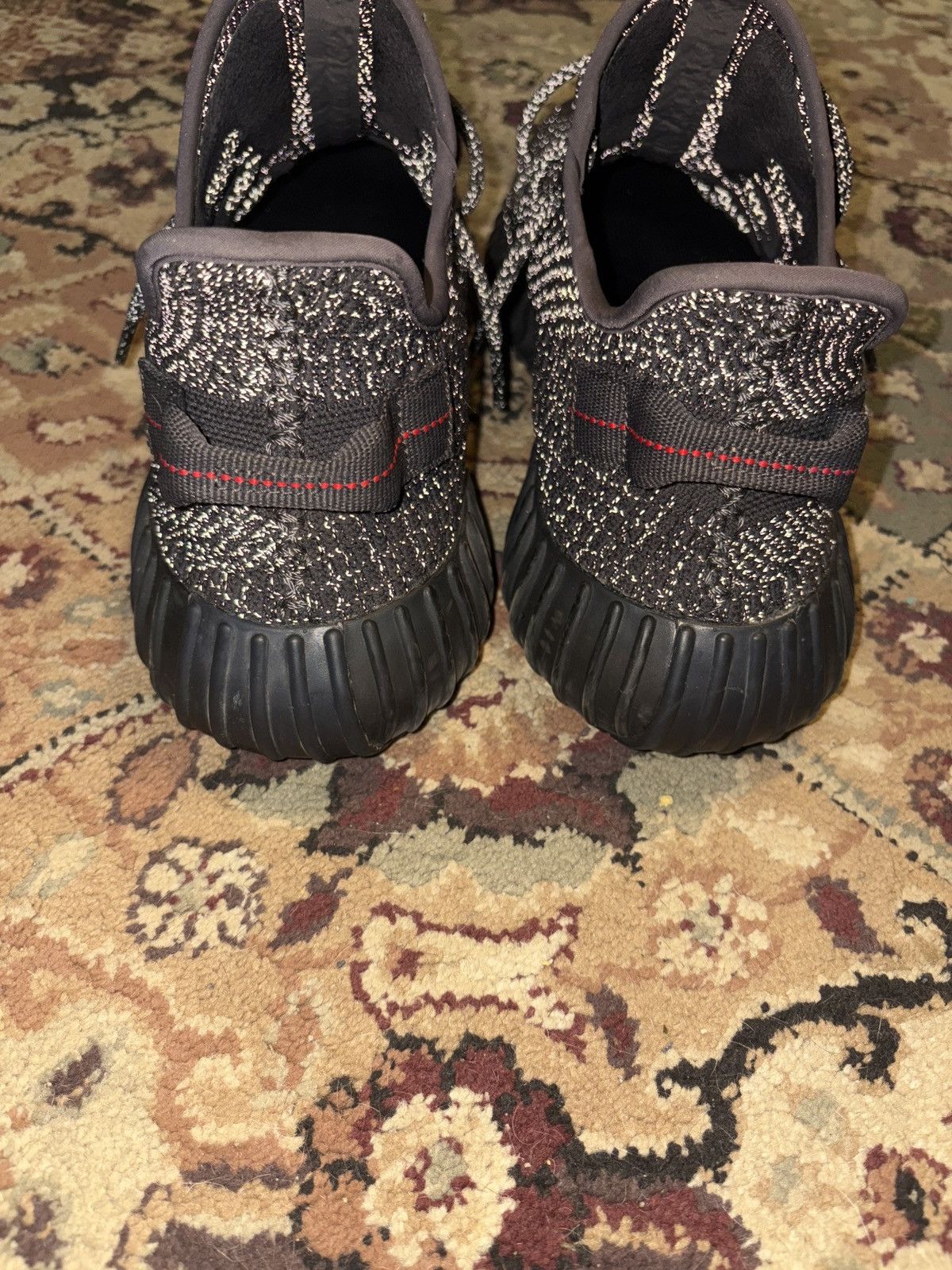 Yeezy Adidas Yeezy Boost 350 V2 Static Black Size US 13 / EU 46 - 4 Thumbnail