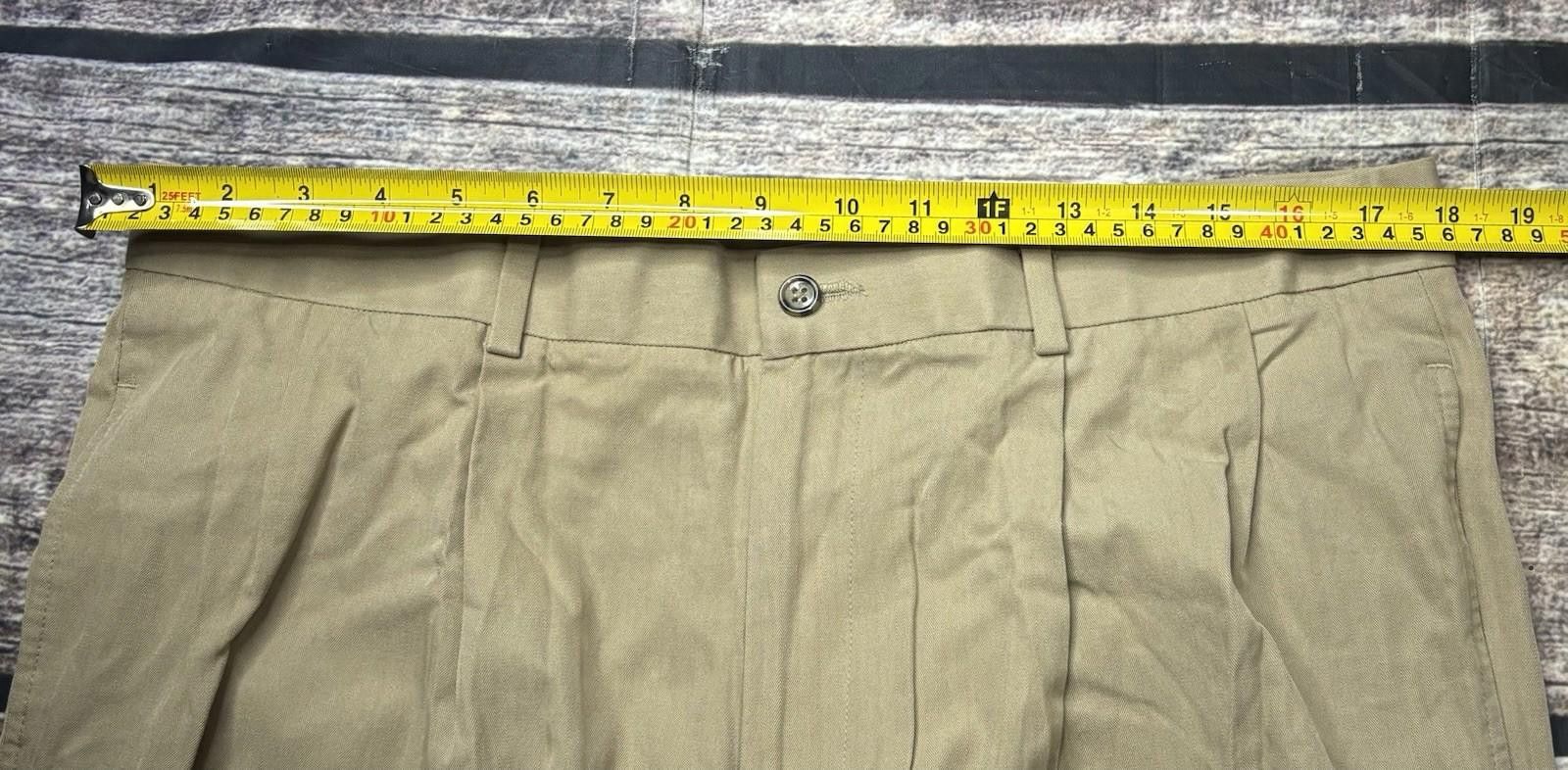 Other Daniel Gray Golf Pants Mens 36x35 Silk Cotton Beige Pleated Size US 36 / EU 52 - 11 Thumbnail