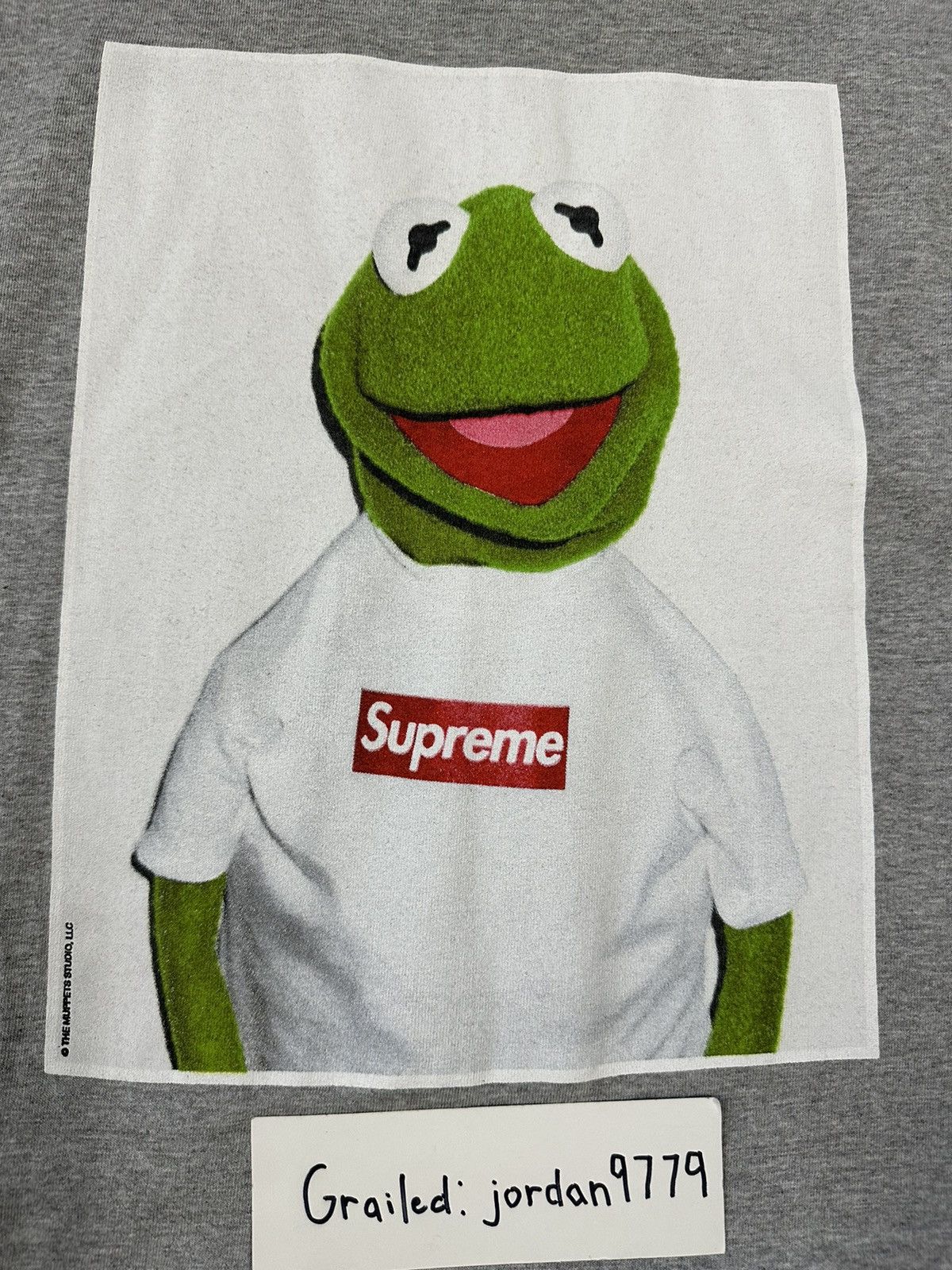 Supreme × Vintage Supreme Kermit Photo Tee OG 2008 Grey Large Size US L / EU 52-54 / 3 - 1 Thumbnail