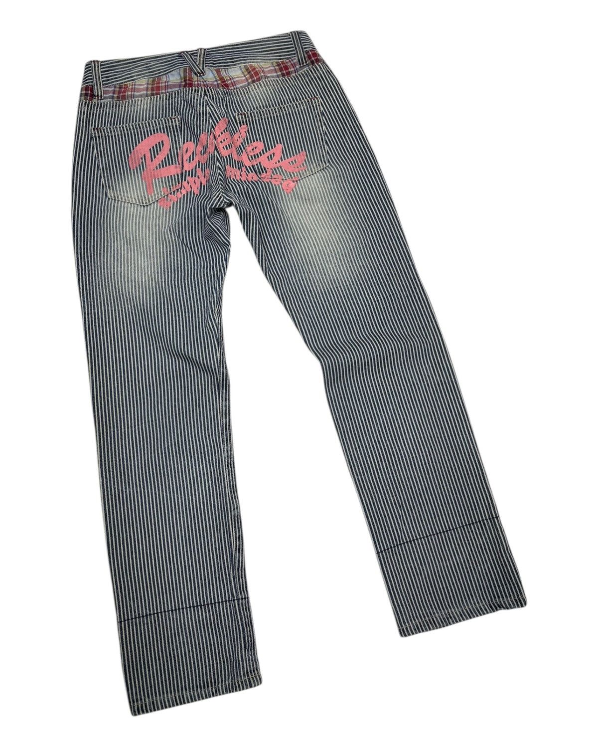 Hysteric Glamour × If Six Was Nine × Japanese Brand Vintage Colza Stripe Japanese Brand Punk Style Jeans Size 30" / US 8 / IT 44 - 7 Thumbnail