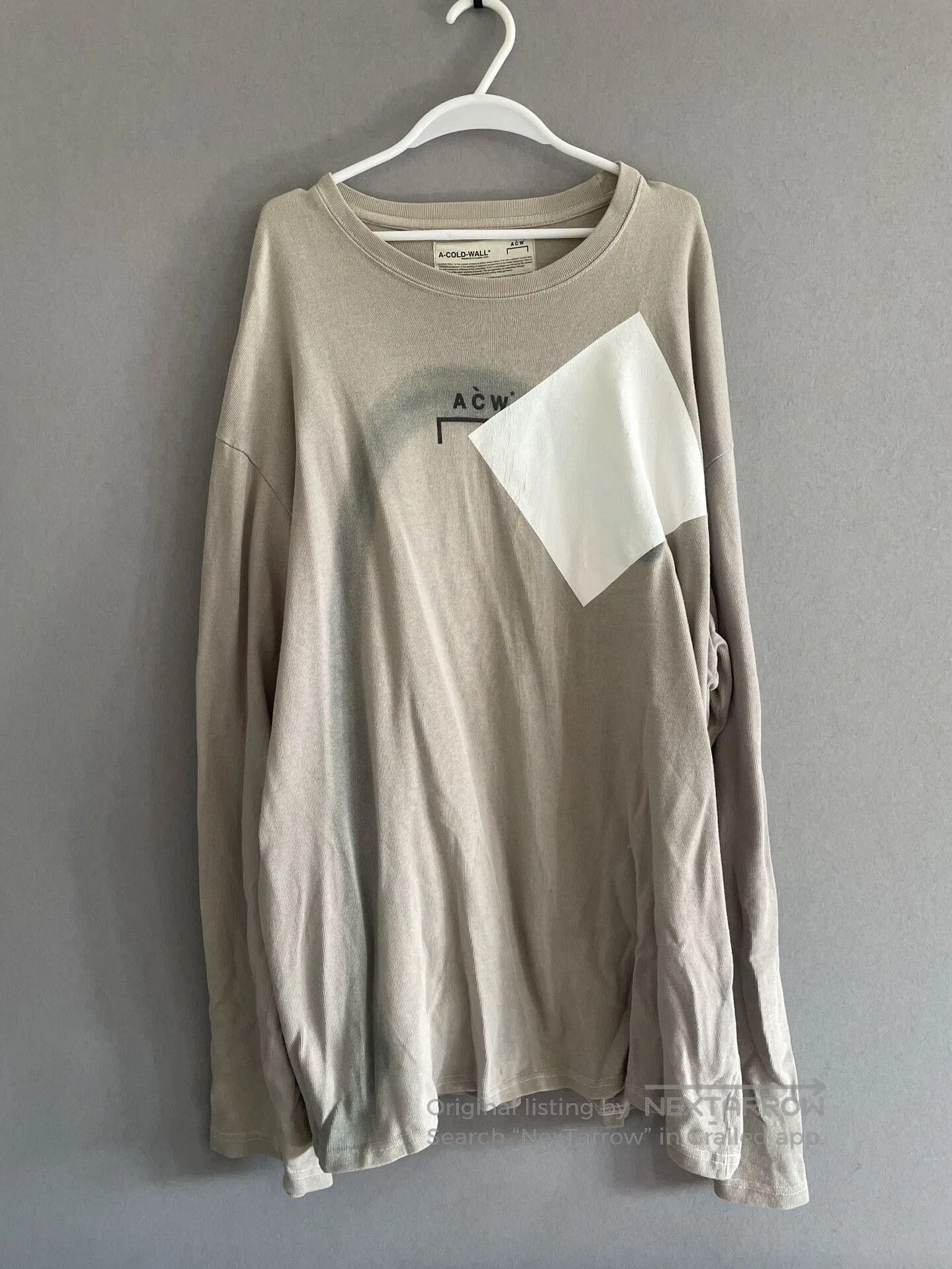 A-COLD-WALL* A Cold Wall Long Sleeve Oversized Shirt. Size US XL / EU 56 / 4 - 1 Thumbnail